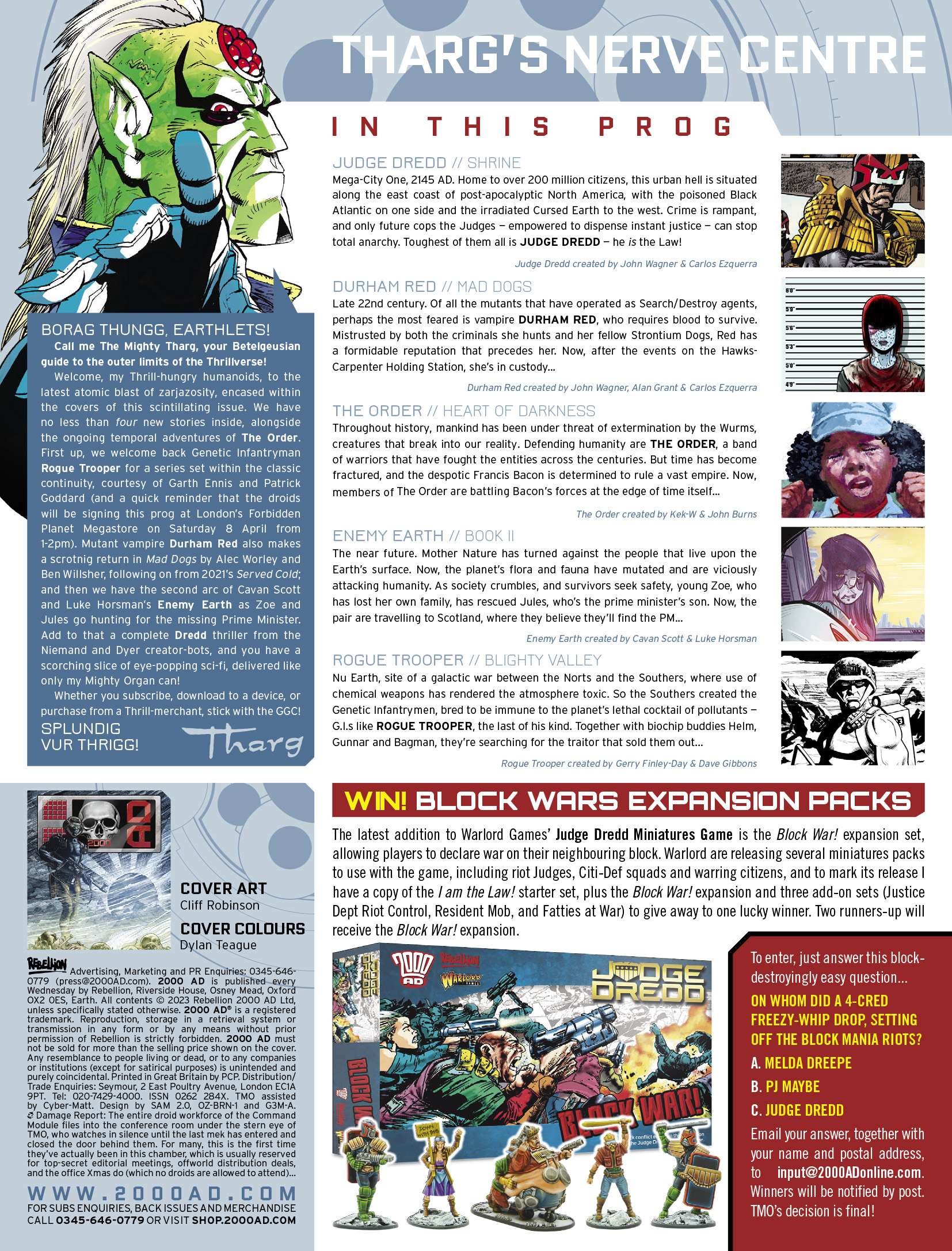 Read online 2000 AD comic -  Issue #2326 - 2