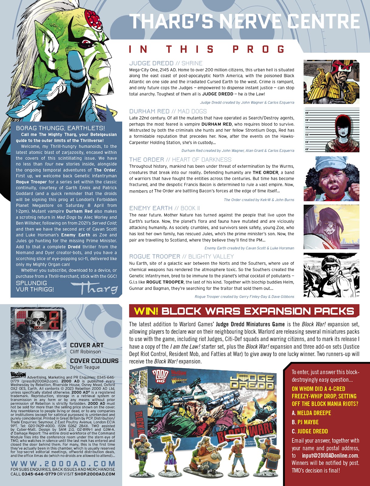 2000 AD issue 2326 - Page 2