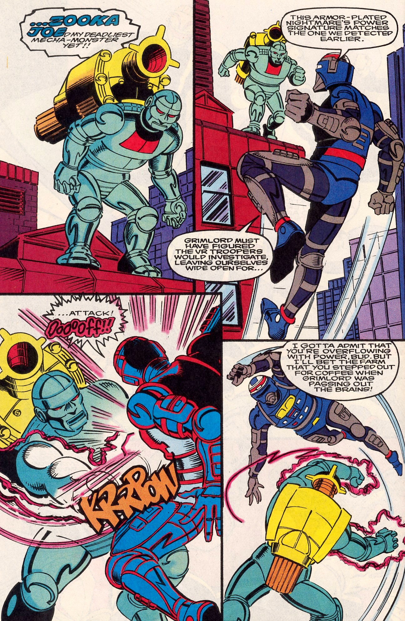Read online Mighty Morphin Power Rangers: Ninja Rangers/VR Troopers comic -  Issue #5 - 21