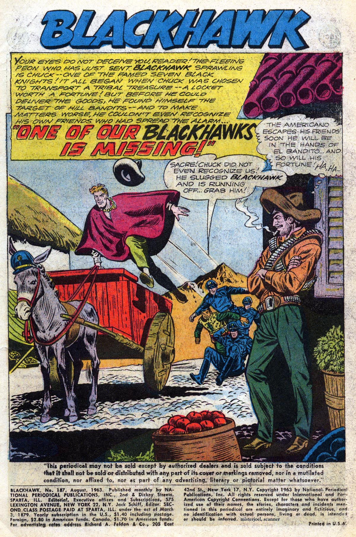 Read online Blackhawk (1957) comic -  Issue #187 - 3