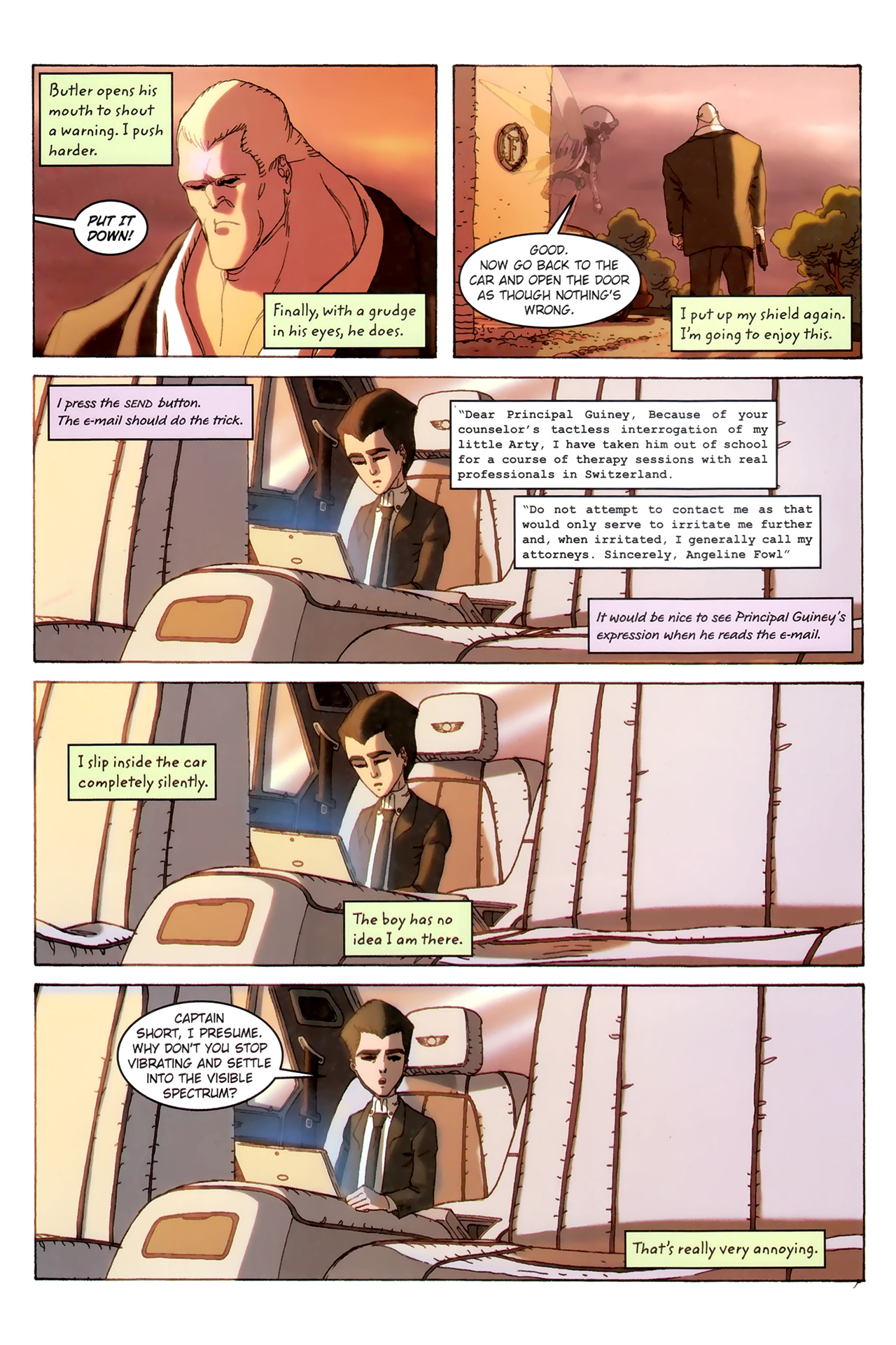 Read online Artemis Fowl: The Arctic Incident comic -  Issue # TPB - 33