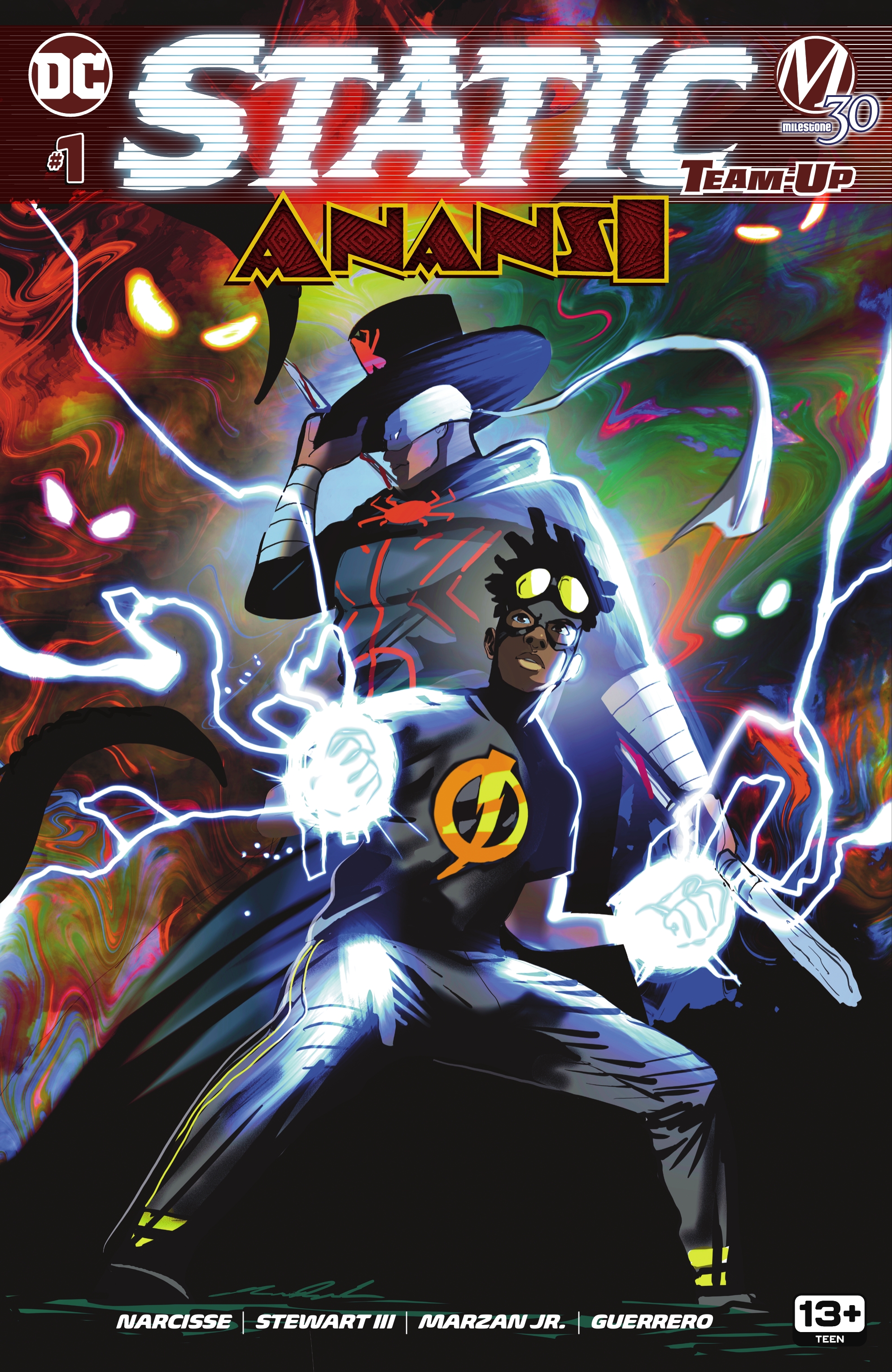 Read online Static Team-Up: Anansi comic -  Issue # Full - 1