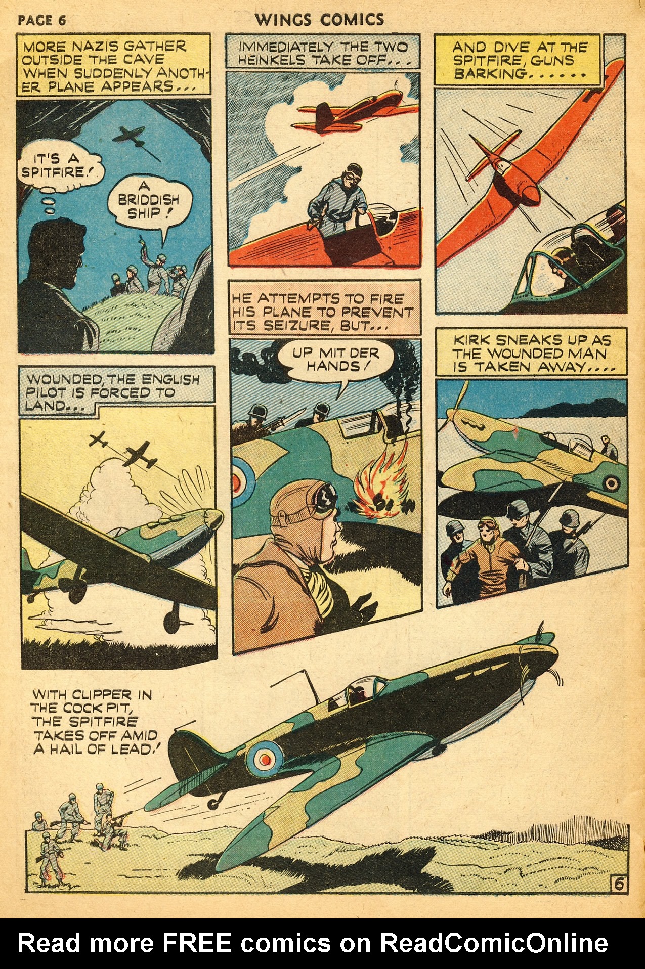 Read online Wings Comics comic -  Issue #14 - 9