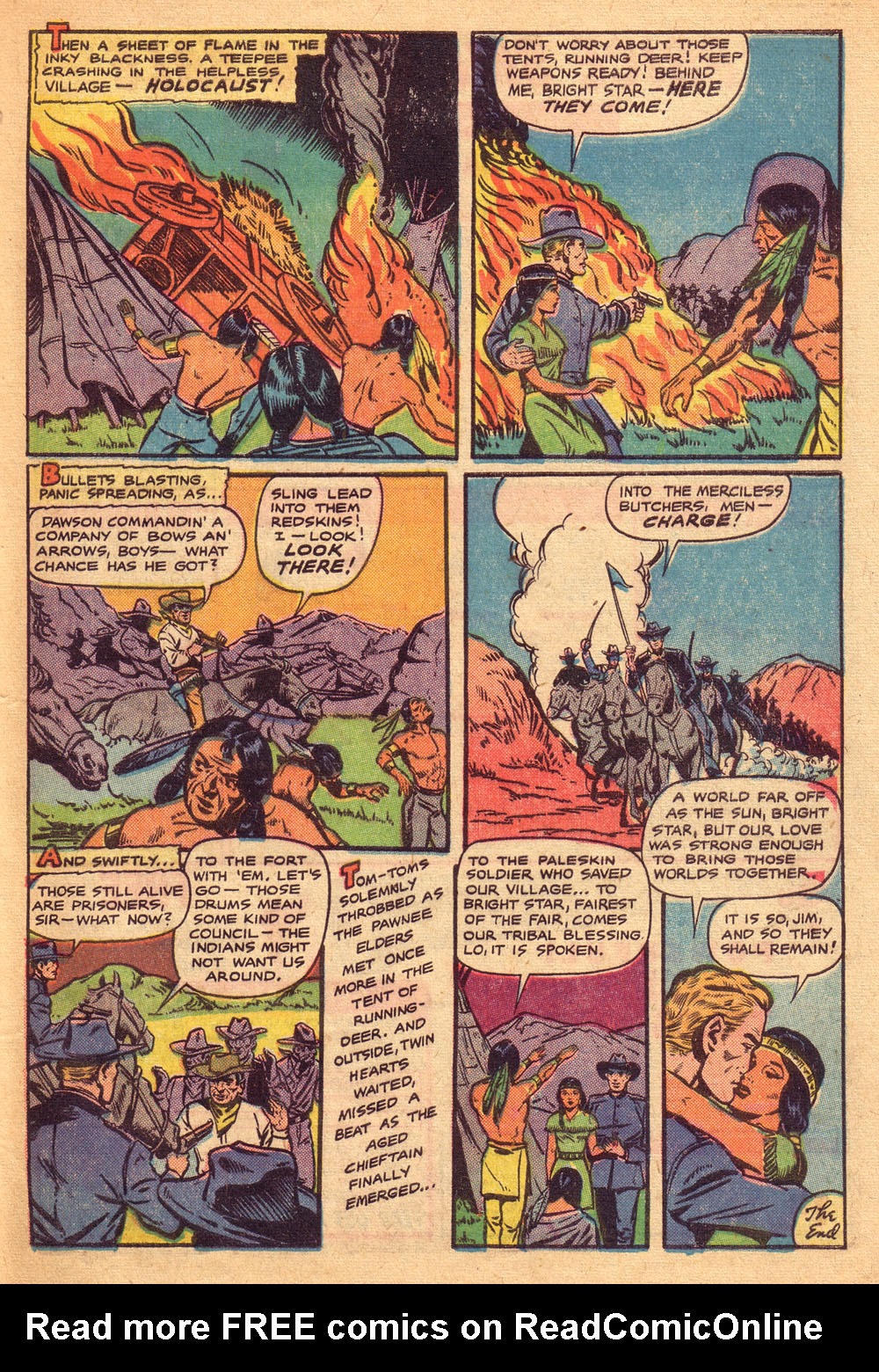Read online Cowgirl Romances (1950) comic -  Issue #4 - 33