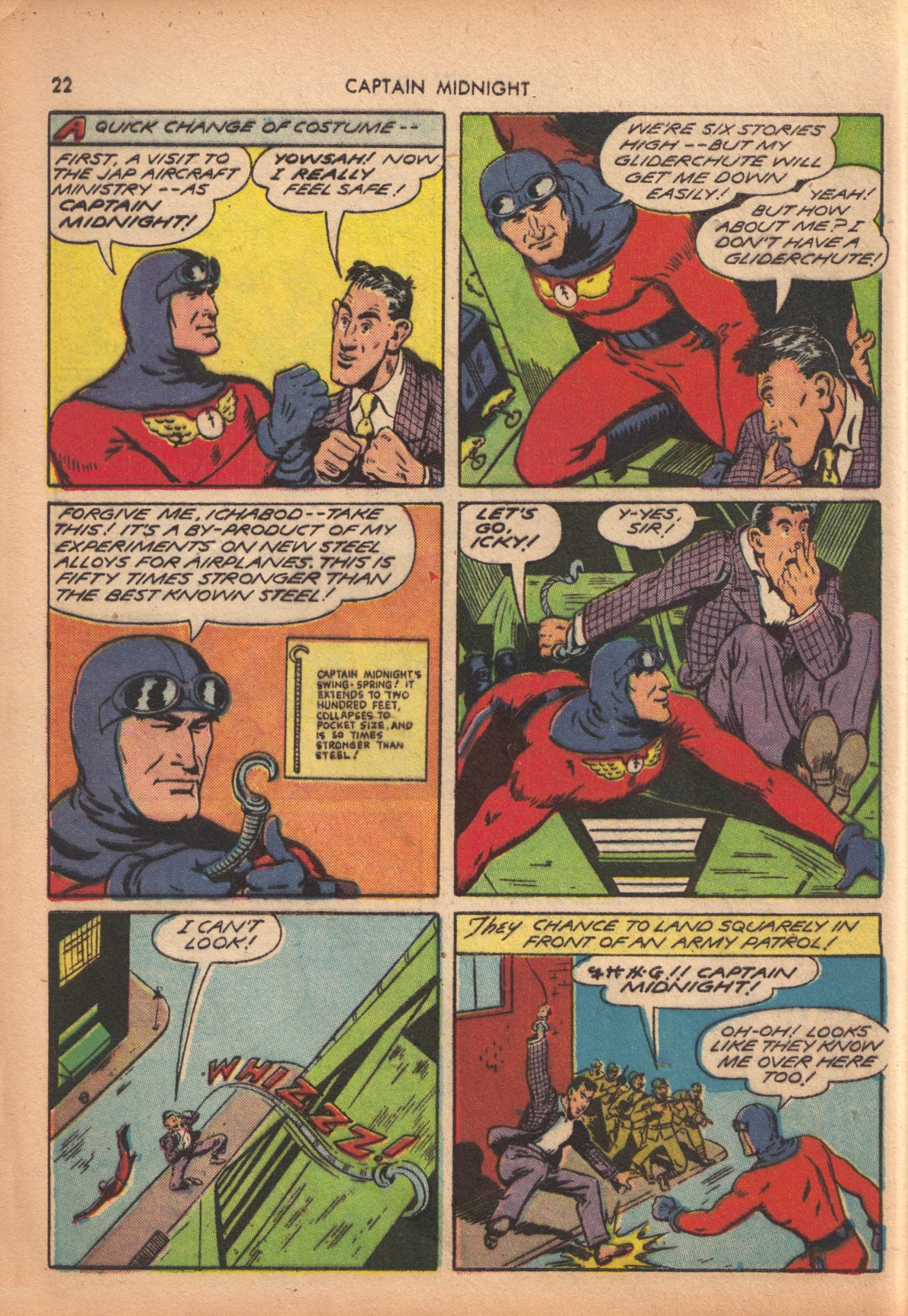 Read online Captain Midnight (1942) comic -  Issue #10 - 22