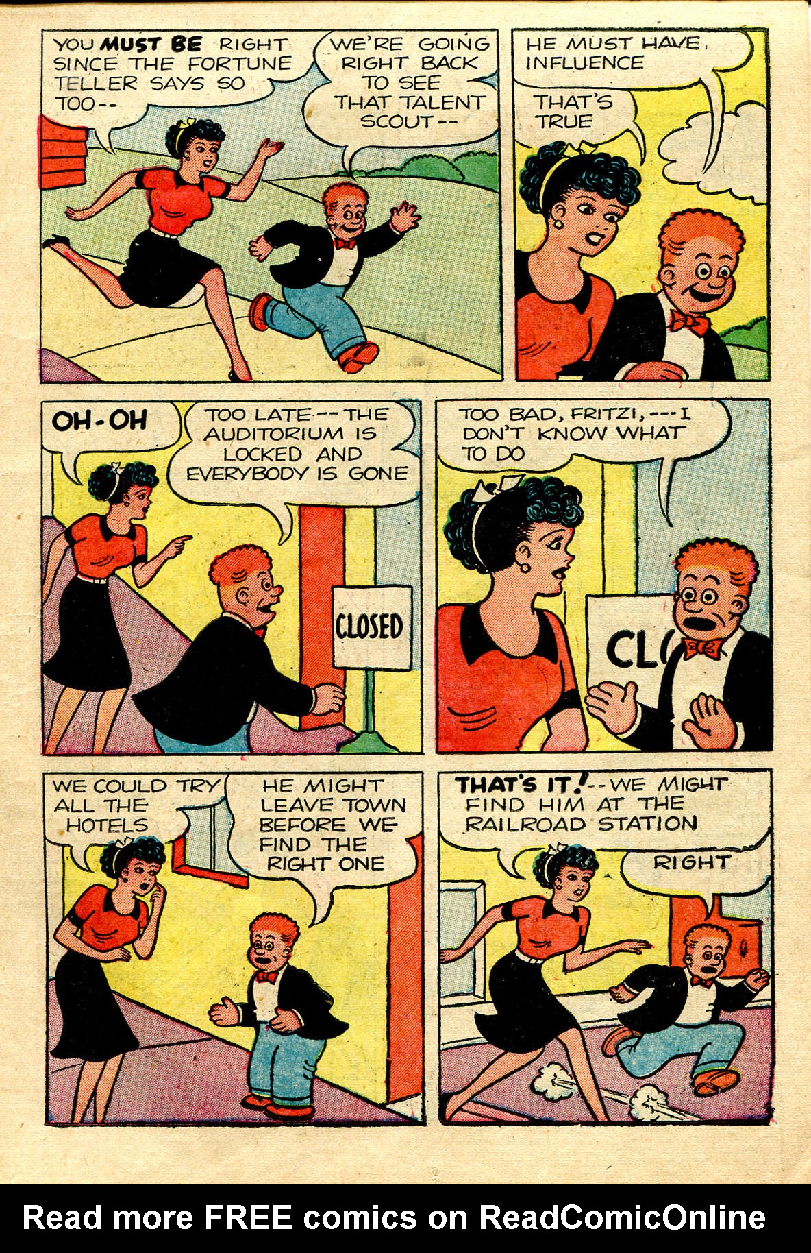 Read online Fritzi Ritz (1953) comic -  Issue #35 - 11