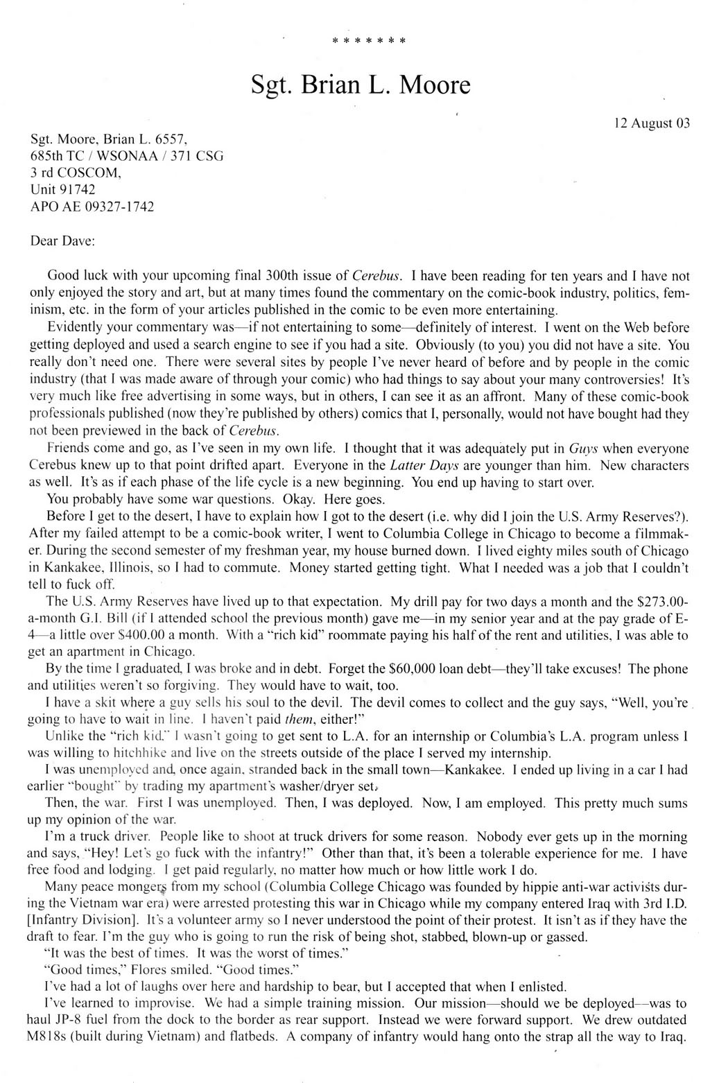 Read online Cerebus comic -  Issue #300 - 32