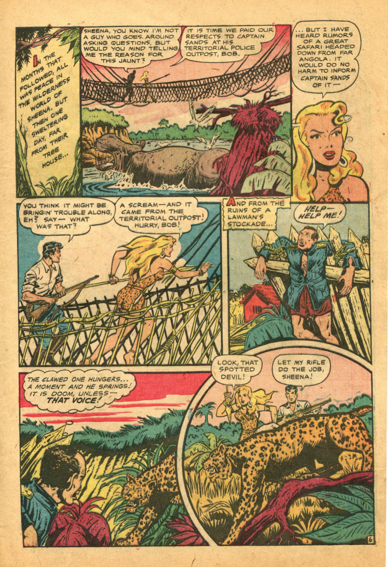 Read online Sheena, Queen of the Jungle (1942) comic -  Issue #12 - 9