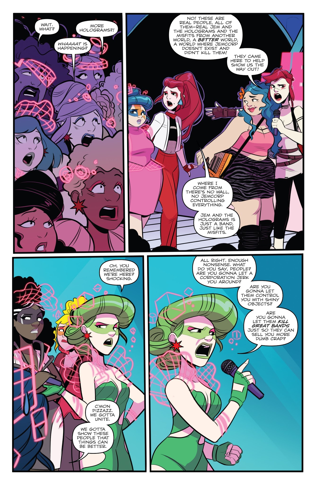 Read online Jem and the Holograms: The Misfits: Infinite comic -  Issue #3 - 9