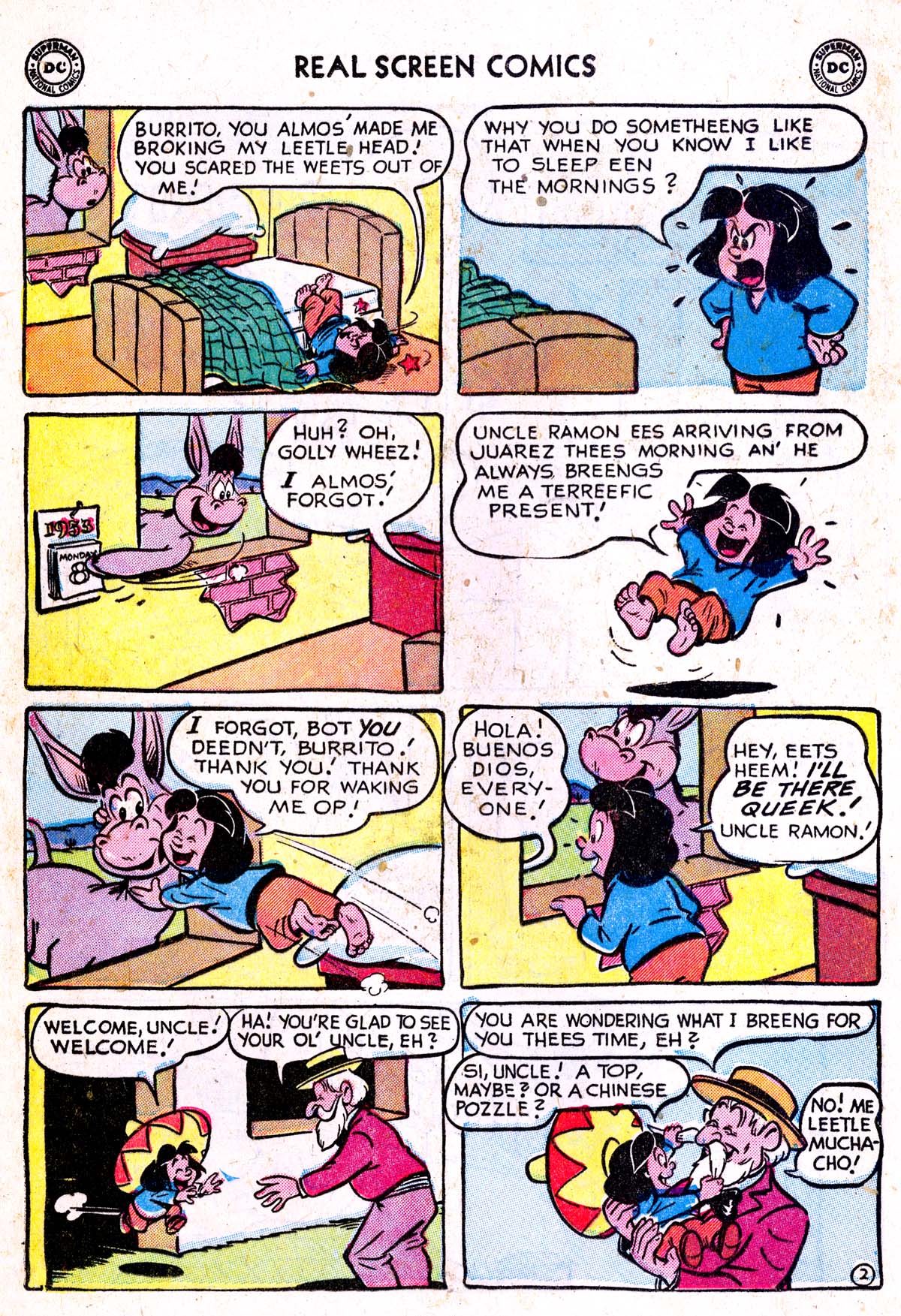 Read online Real Screen Comics comic -  Issue #61 - 12