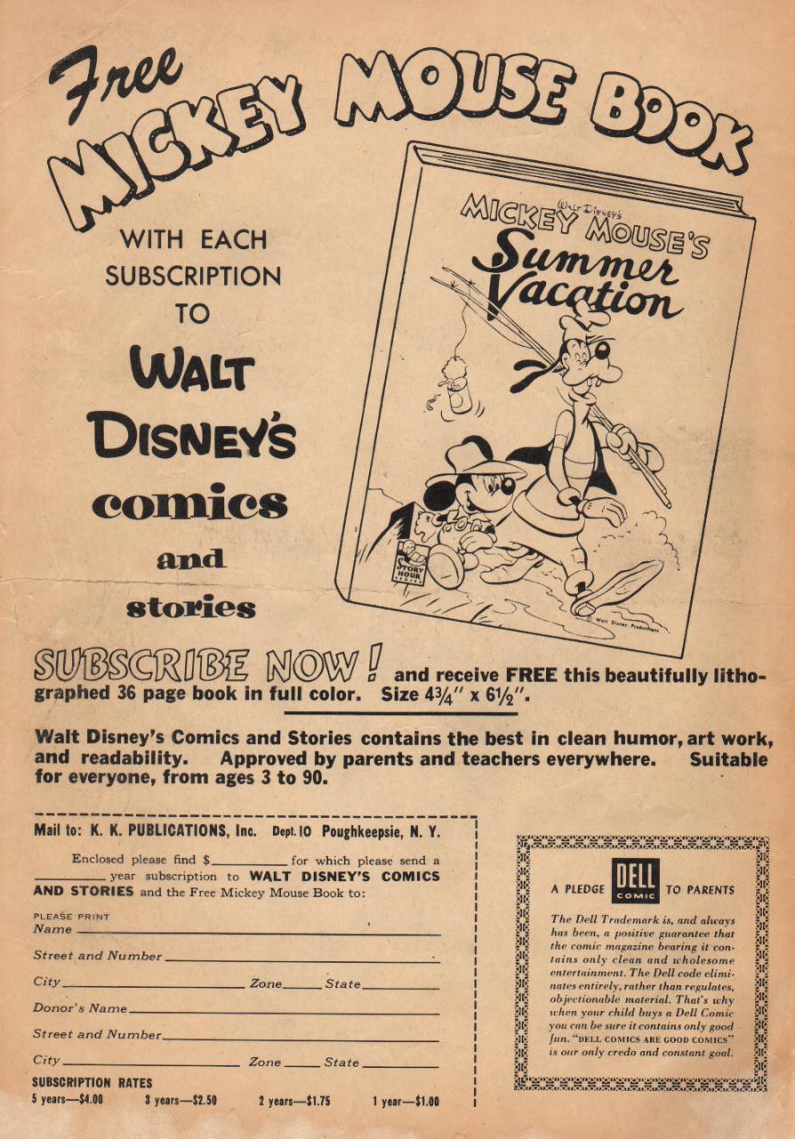 Read online Walt Disney's Comics and Stories comic -  Issue #205 - 2