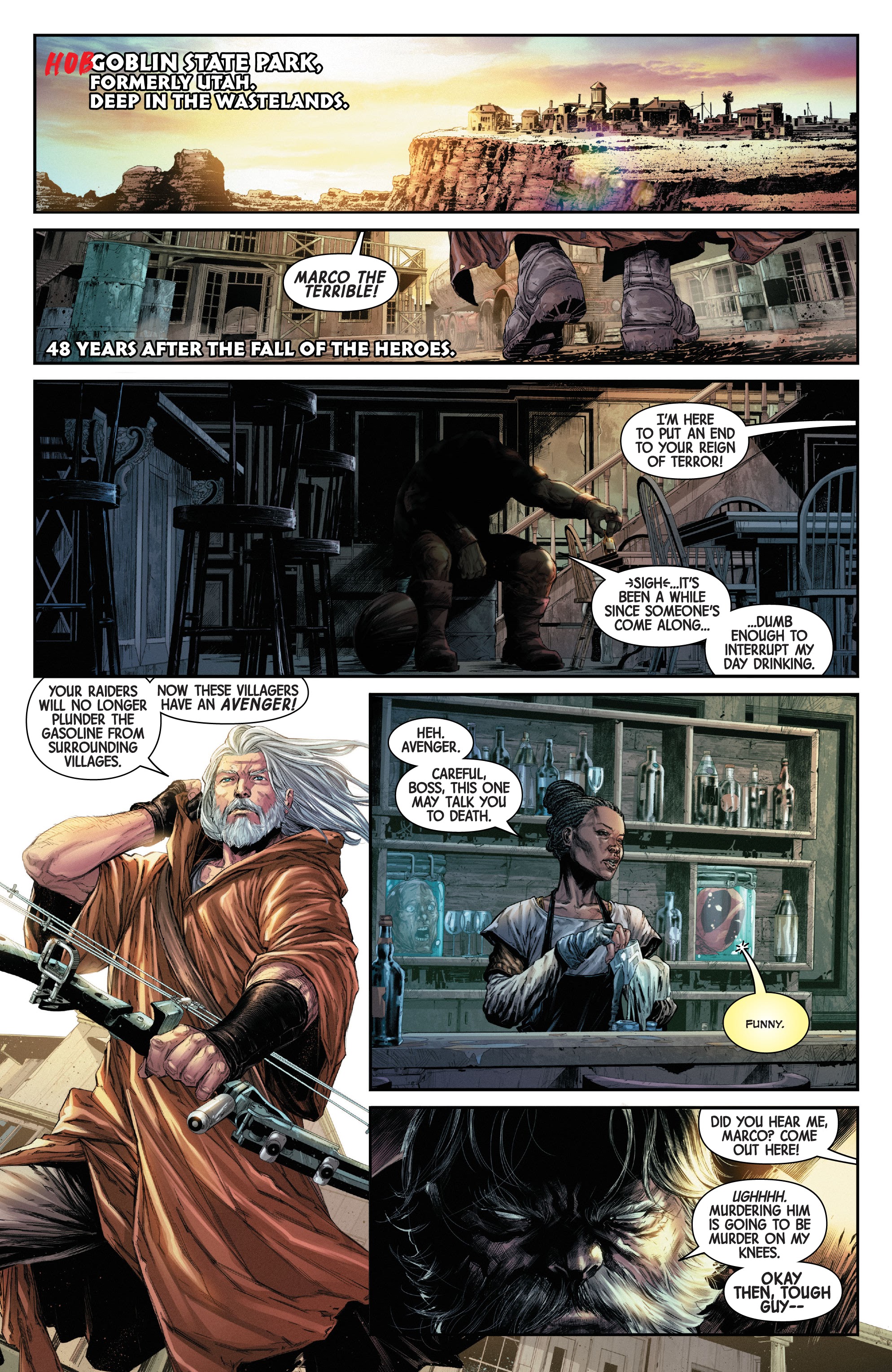 Read online Wastelanders comic -  Issue # Hawkeye - 3