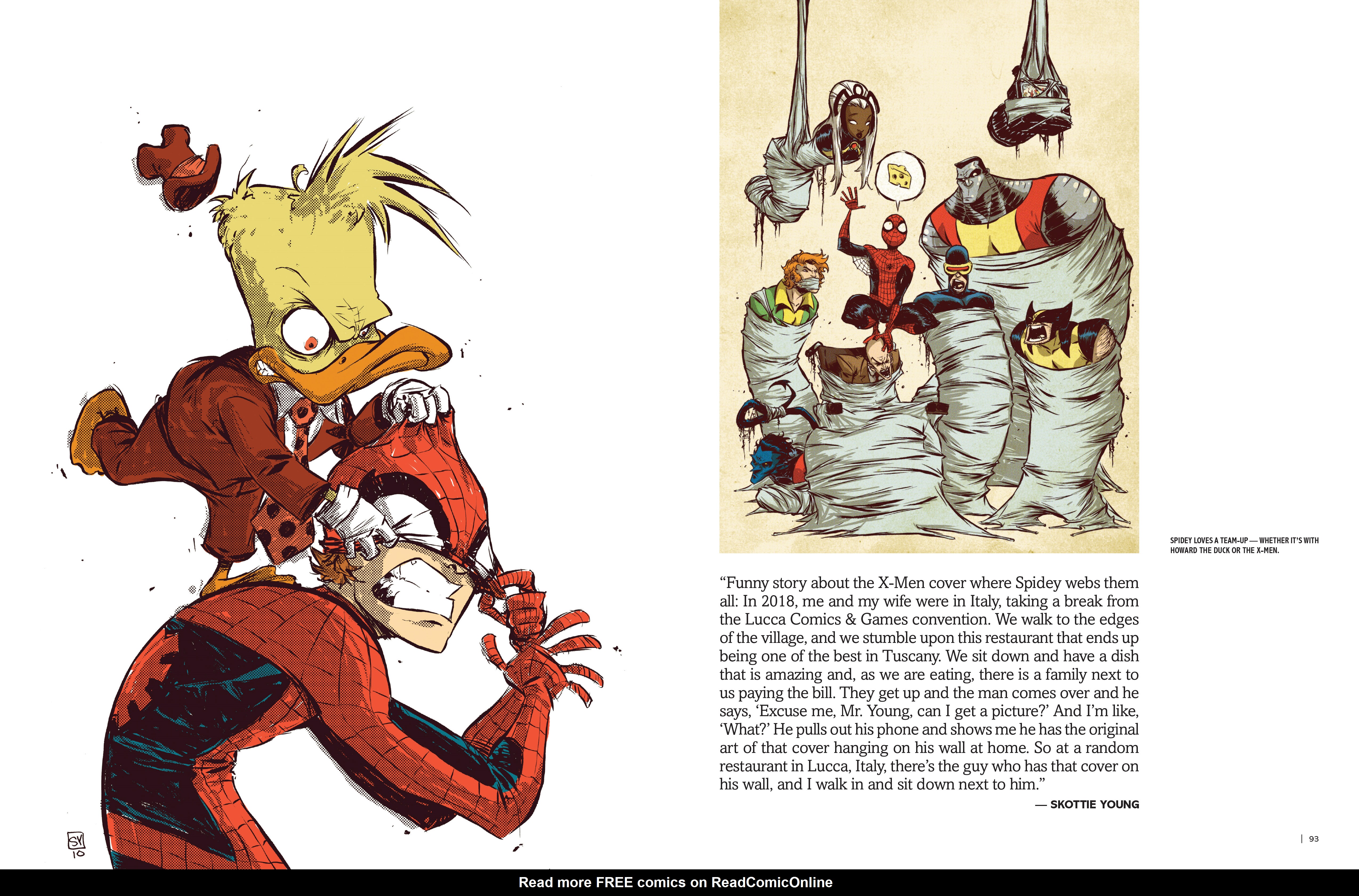 Read online The Marvel Art of Skottie Young comic -  Issue # TPB - 48