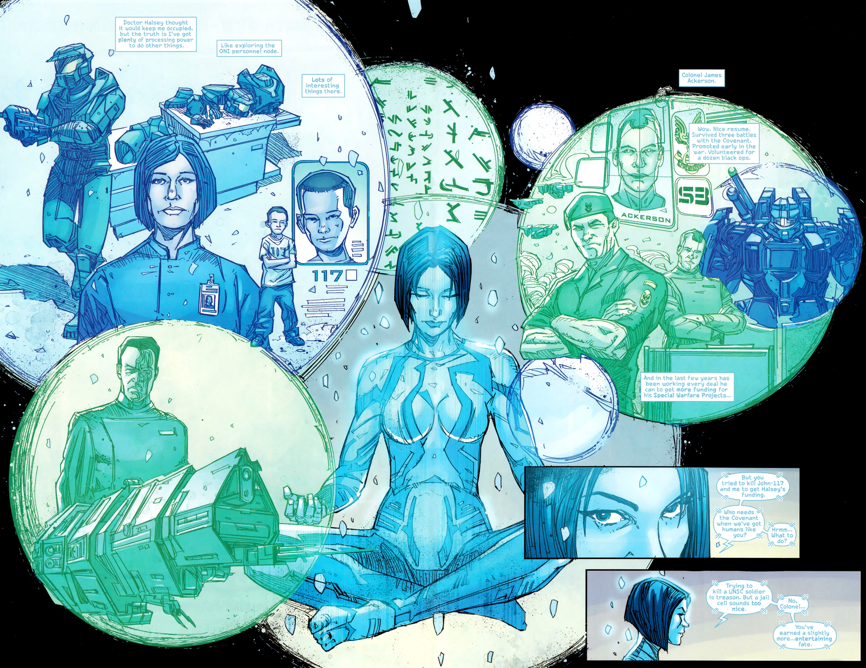 Read online Halo: Fall Of Reach - Invasion comic -  Issue #2 - 12