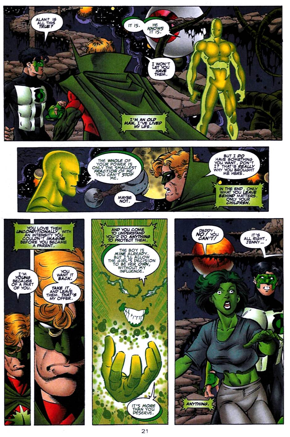 Read online Green Lantern/Sentinel: Heart of Darkness comic -  Issue #2 - 22