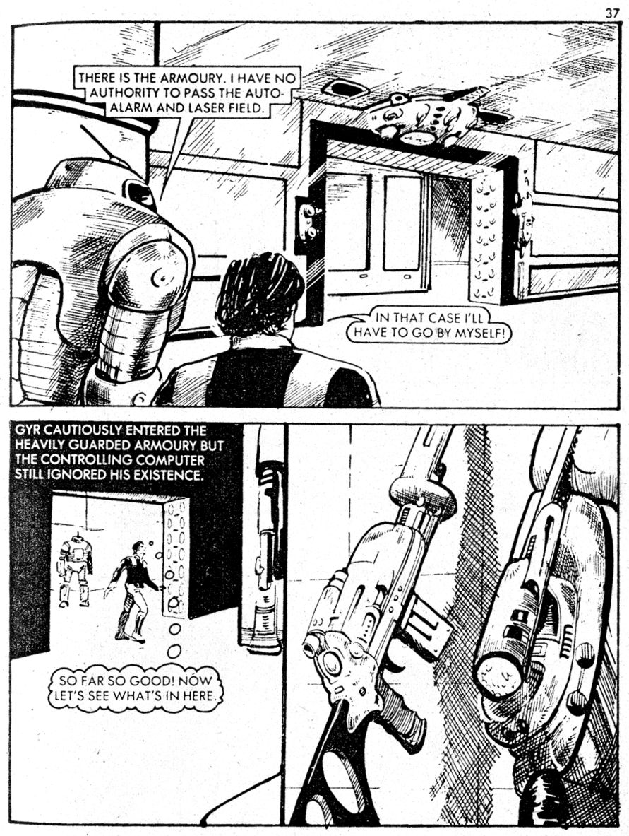 Read online Starblazer comic -  Issue #21 - 37