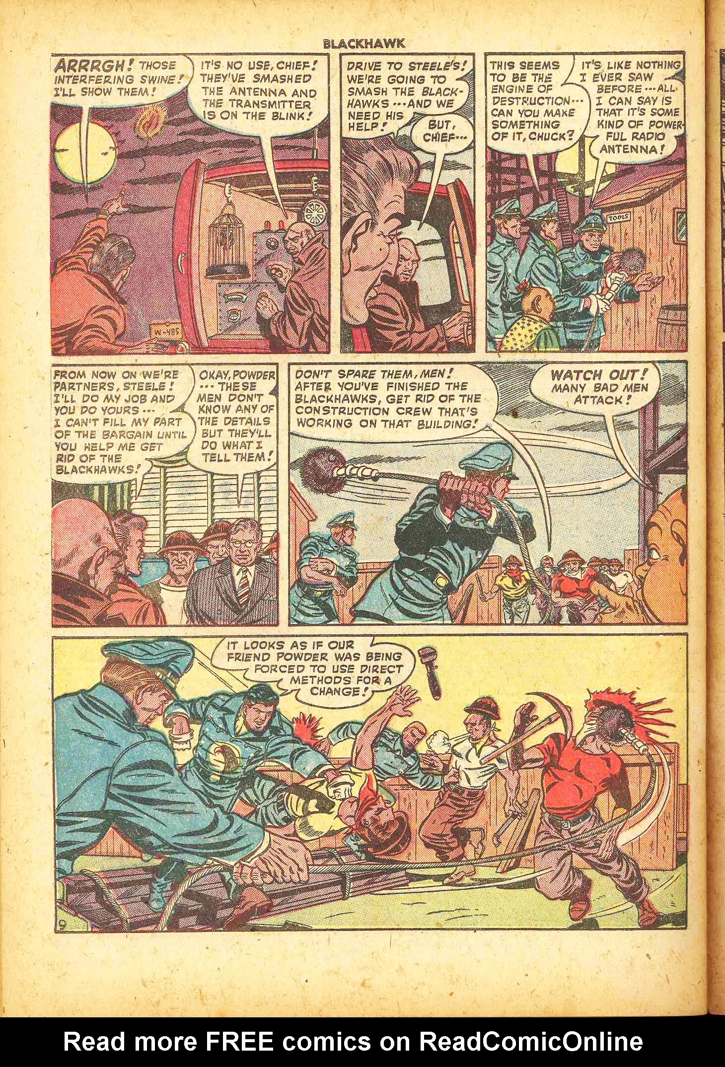 Read online Blackhawk (1957) comic -  Issue #20 - 45