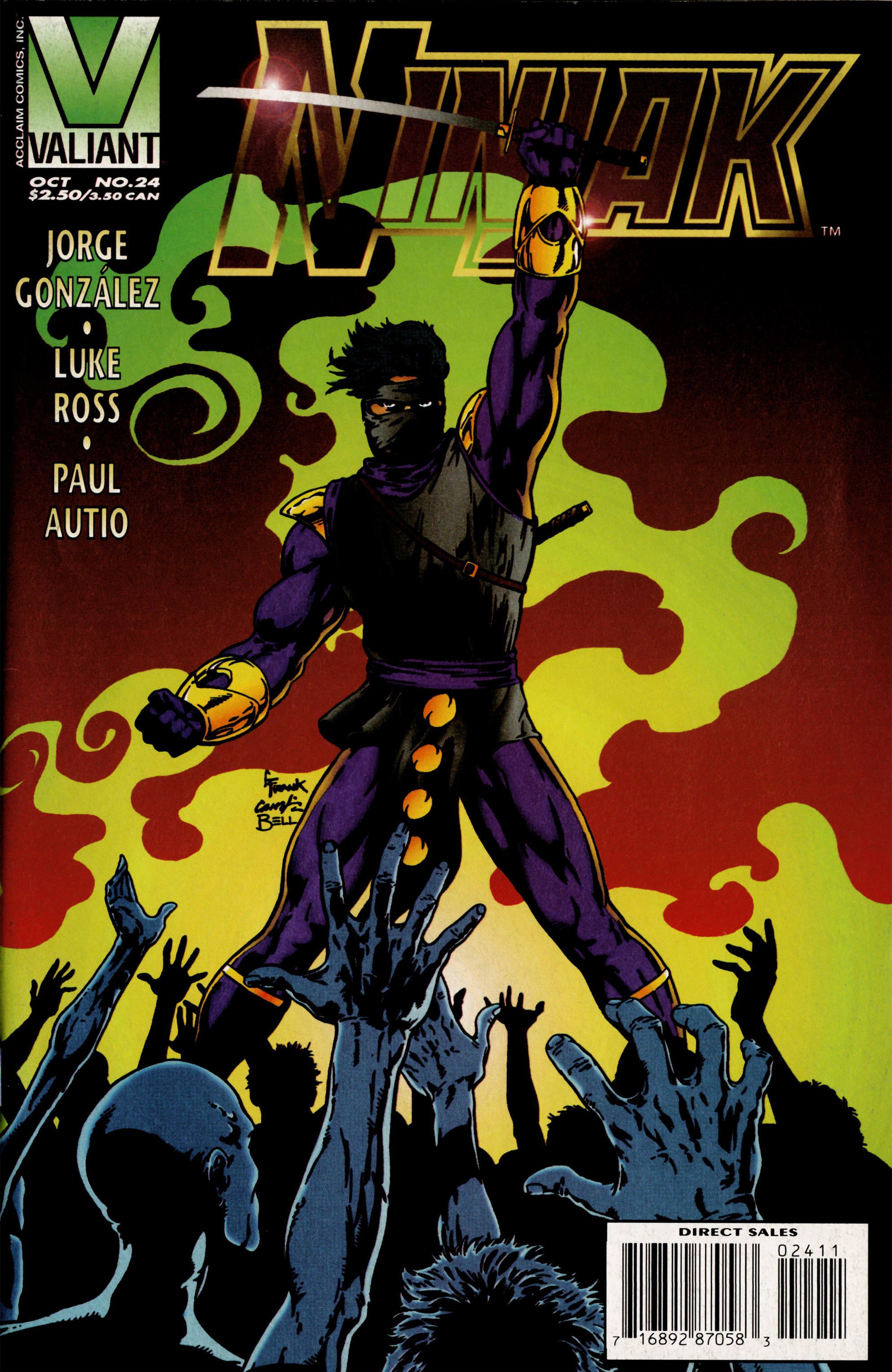 Read online Ninjak (1994) comic -  Issue #24 - 1