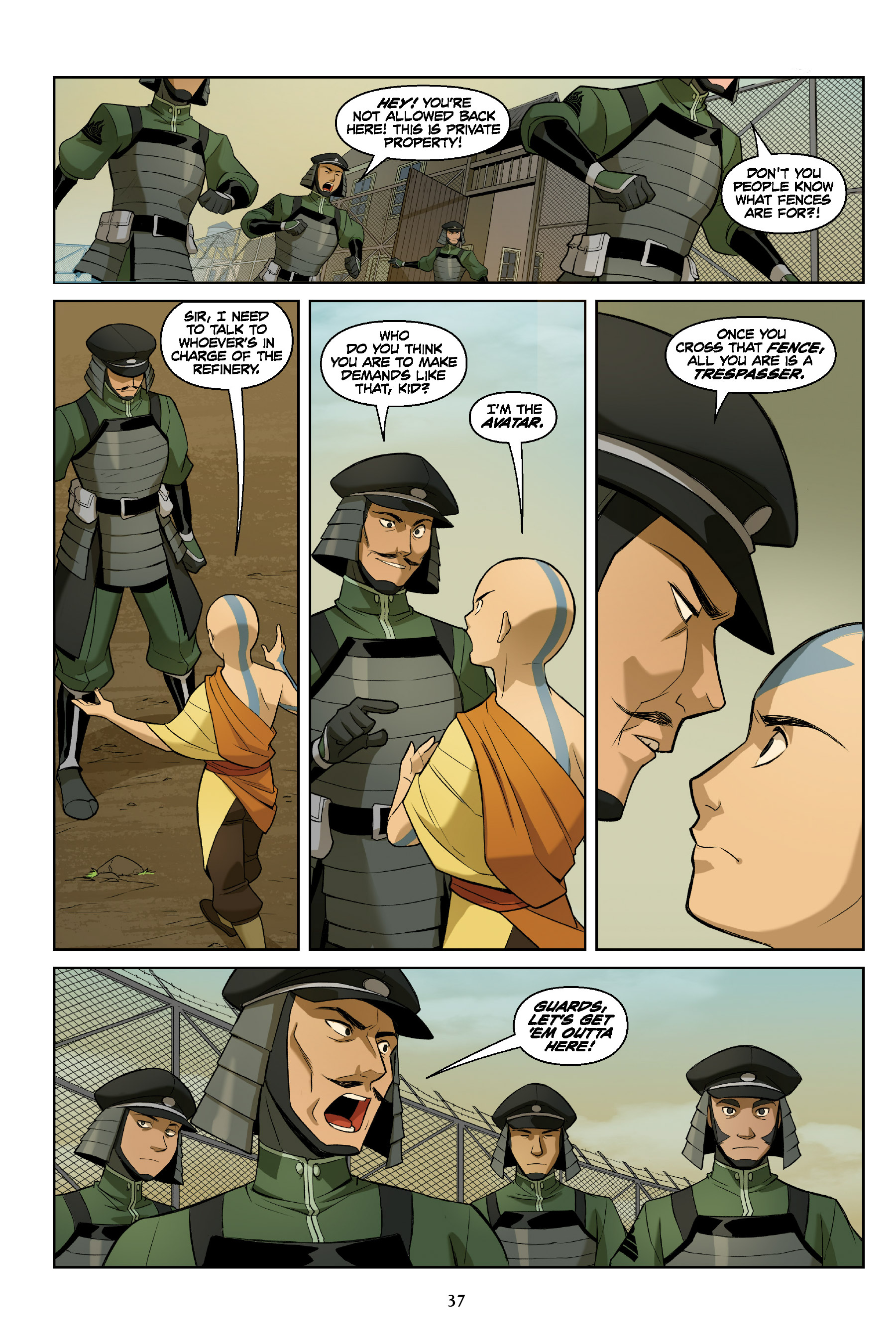 Read online Nickelodeon Avatar: The Last Airbender - The Rift comic -  Issue # _Omnibus (Part 1) - 37