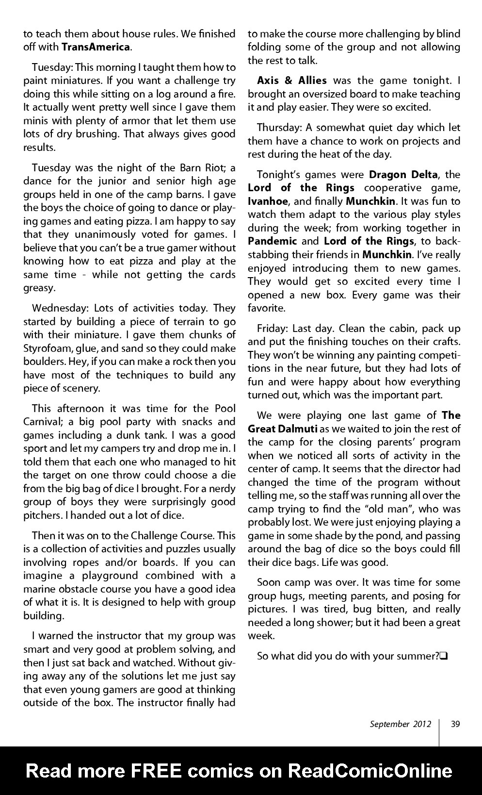 Read online Knights of the Dinner Table comic -  Issue #191 - 41