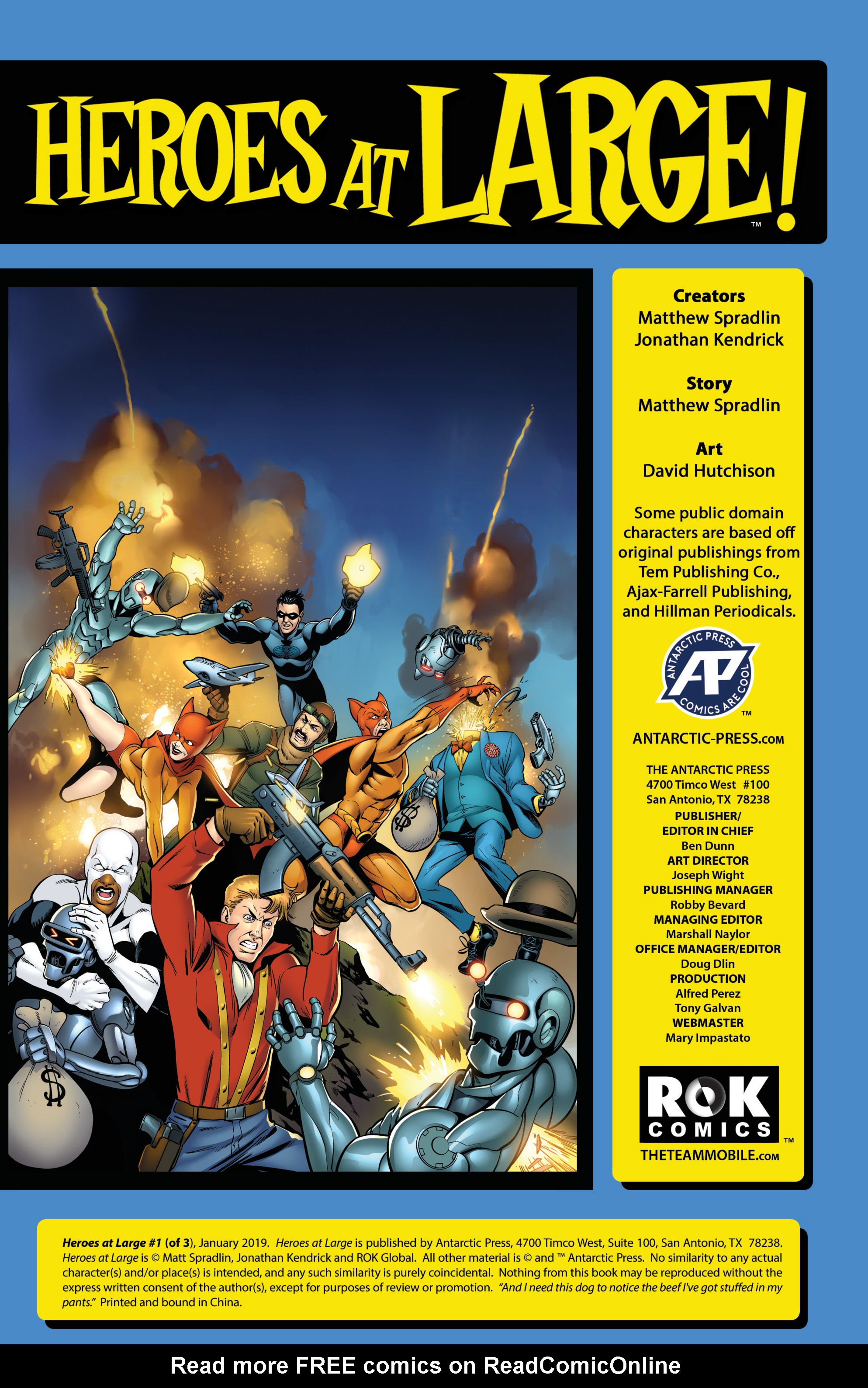 Read online Heroes At Large! comic -  Issue #2 - 2
