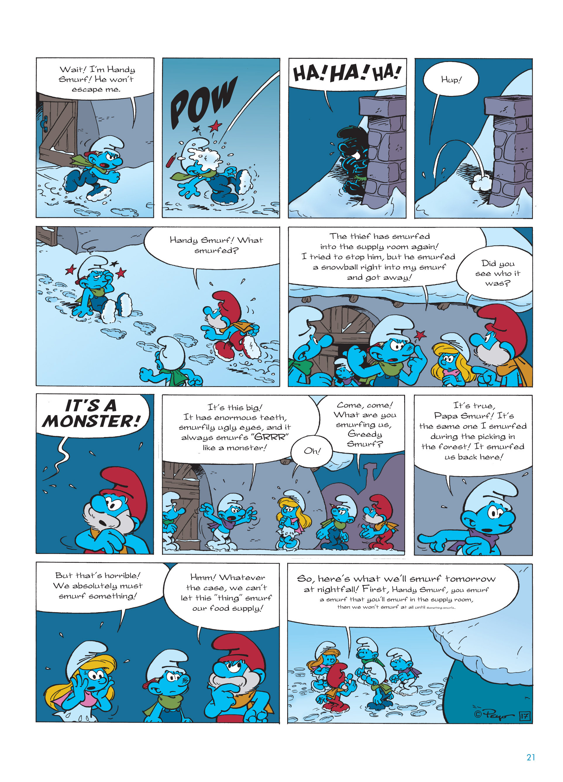 Read online The Smurfs comic -  Issue #21 - 21