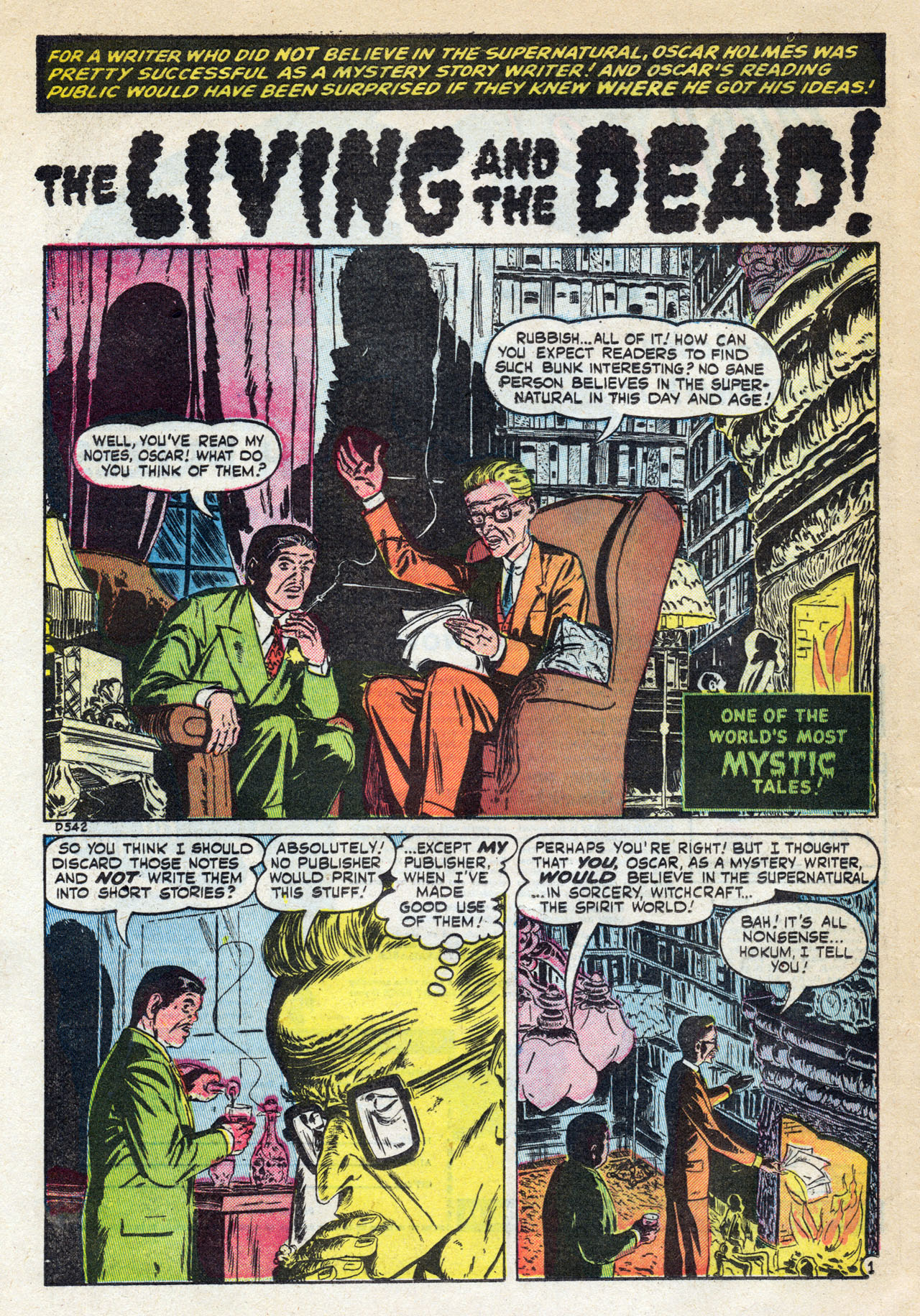 Read online Mystic (1951) comic -  Issue #26 - 22