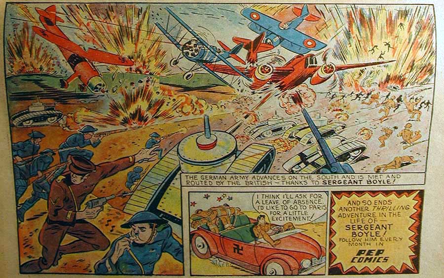 Read online Pep Comics comic -  Issue #2 - 40