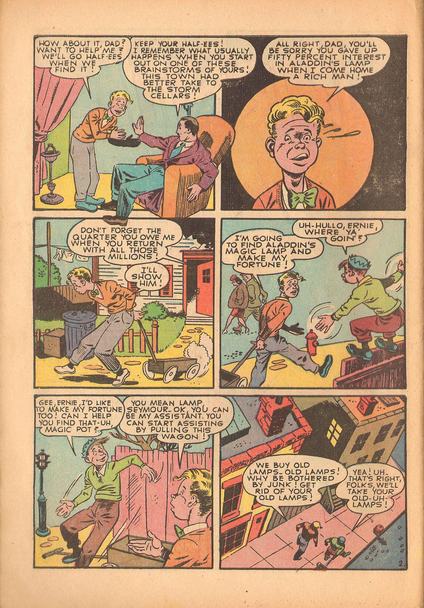 Read online Rocket Kelly (1945) comic -  Issue #4 - 44