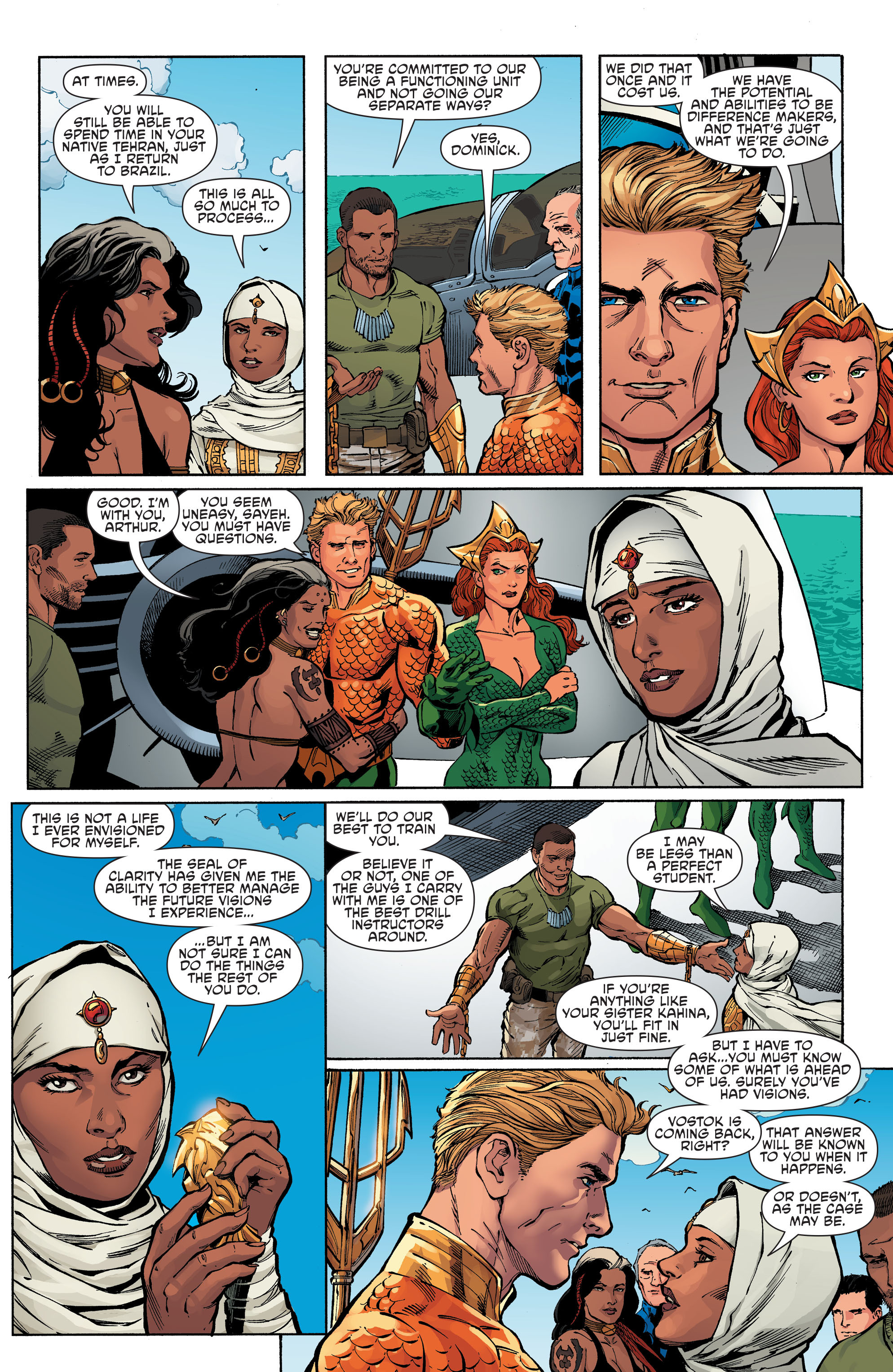 Read online Aquaman and the Others comic -  Issue #6 - 8