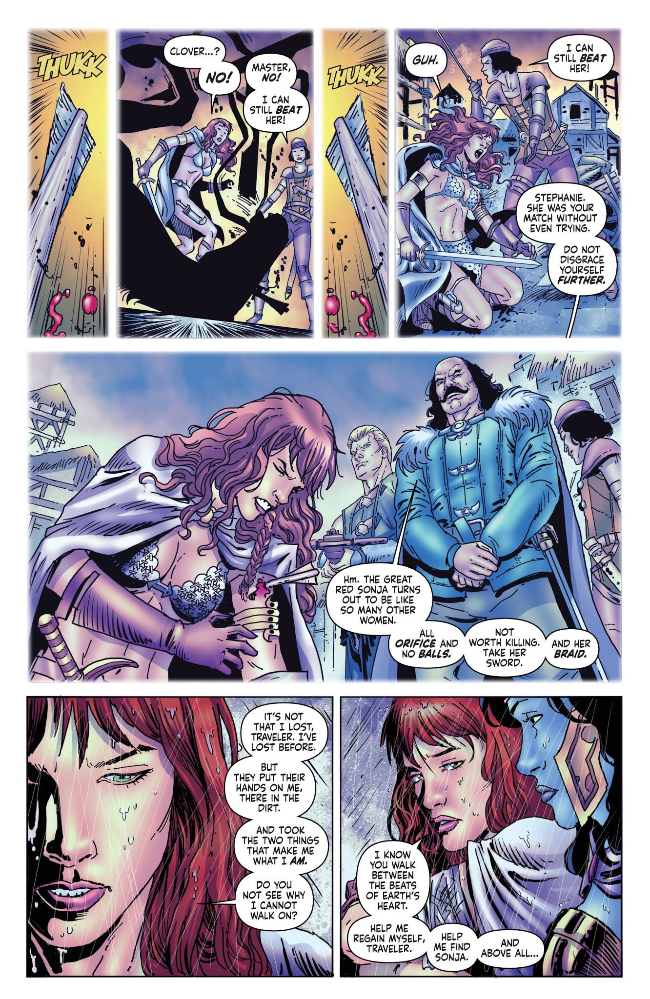 Read online Red Sonja/Tarzan comic -  Issue #1 - 24
