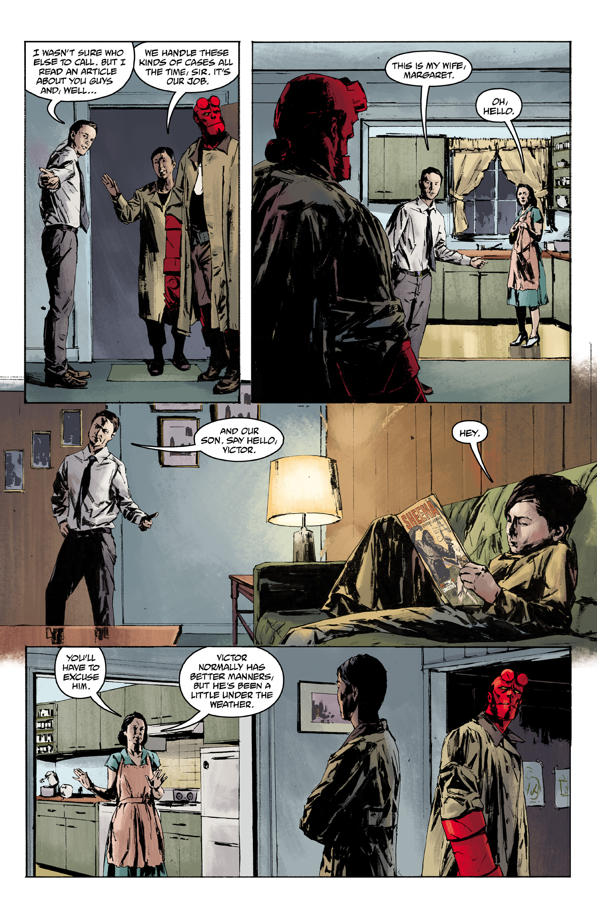 Read online Hellboy and the B.P.R.D.: 1954--The Unreasoning Beast comic -  Issue # Full - 4