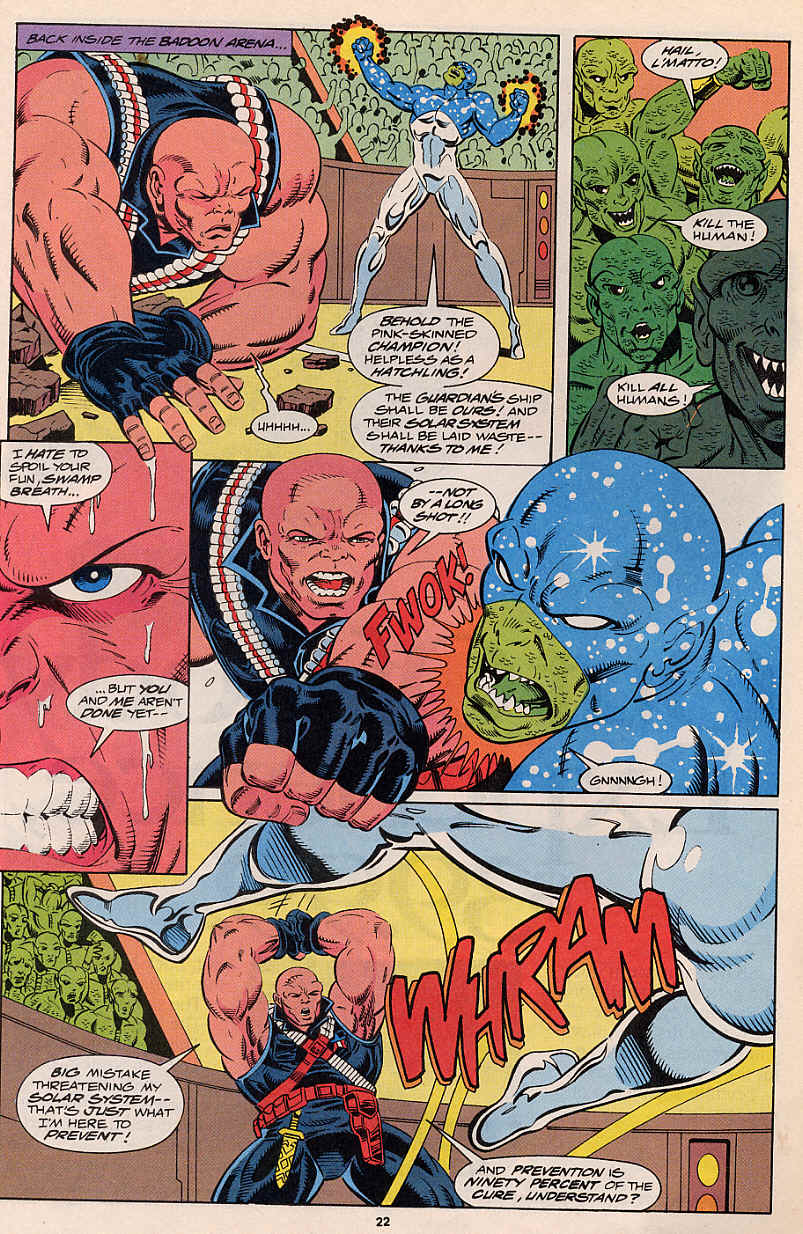 Read online Guardians of the Galaxy (1990) comic -  Issue #32 - 17