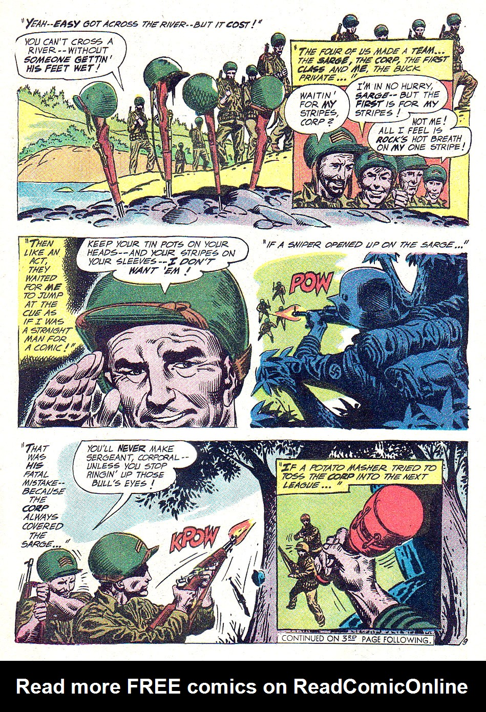Read online Our Army at War (1952) comic -  Issue #186 - 13