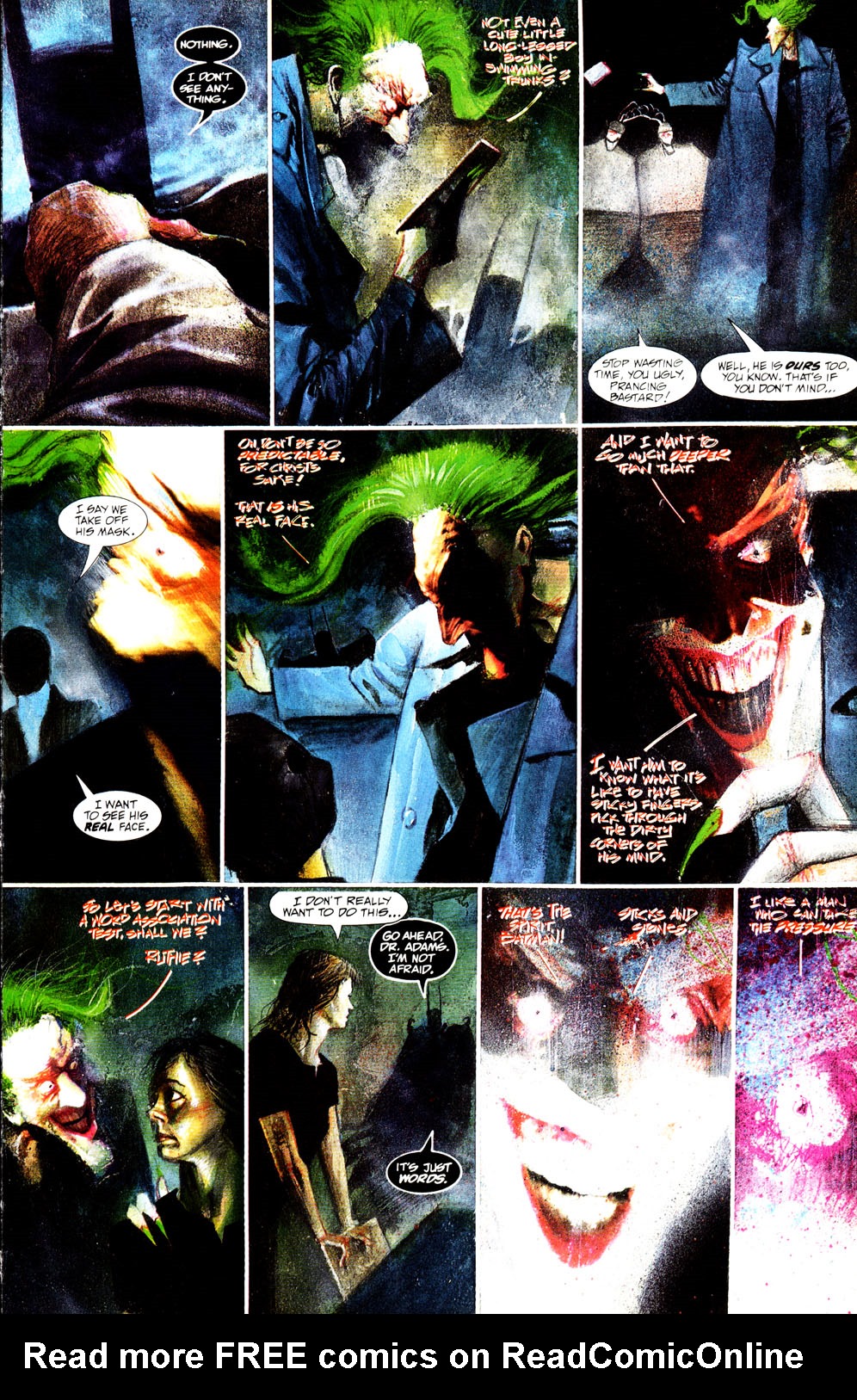 Read online Batman: Arkham Asylum (1989) comic -  Issue # Full - 38