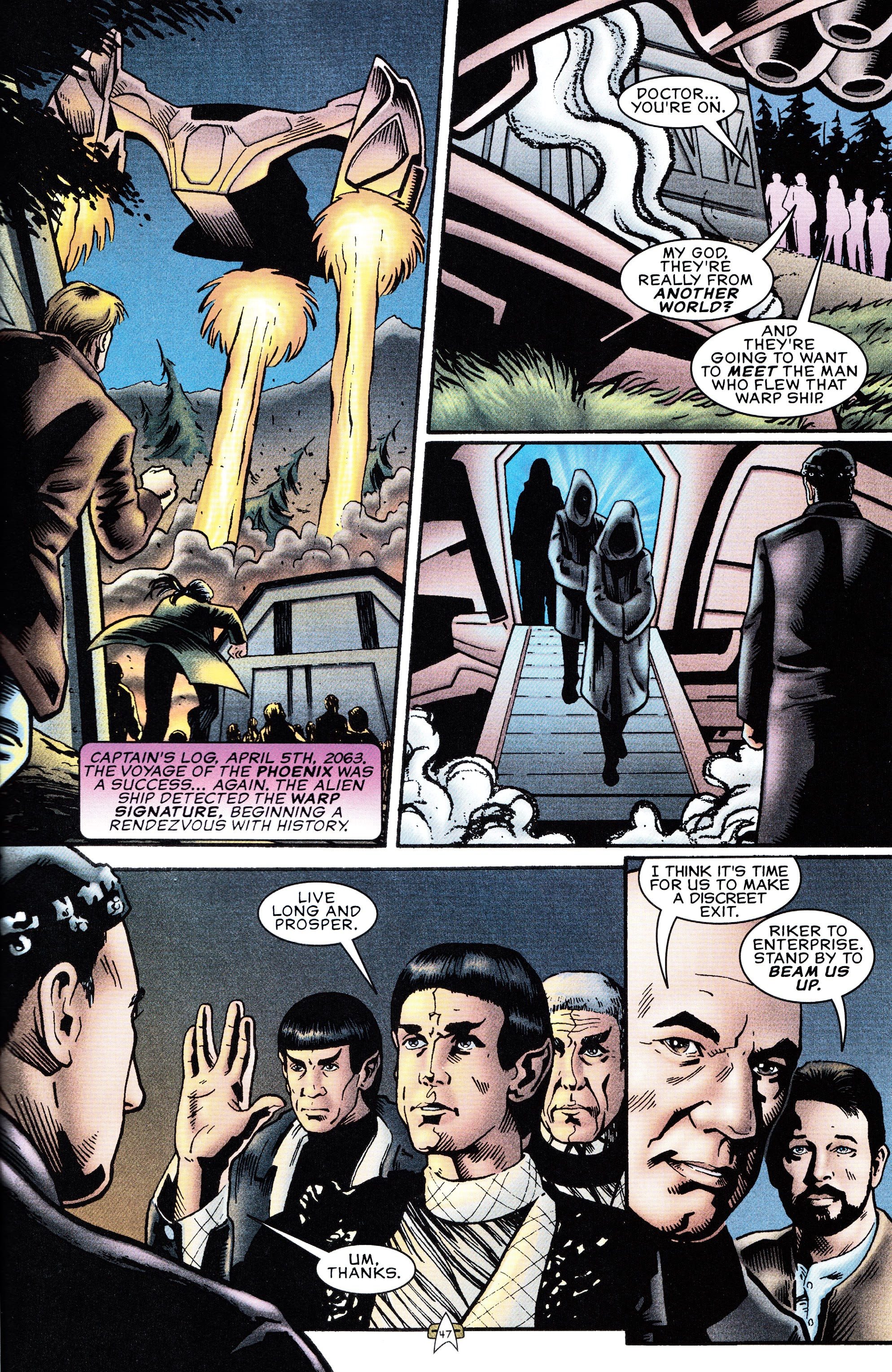 Read online Star Trek: First Contact (2021) comic -  Issue # TPB - 49