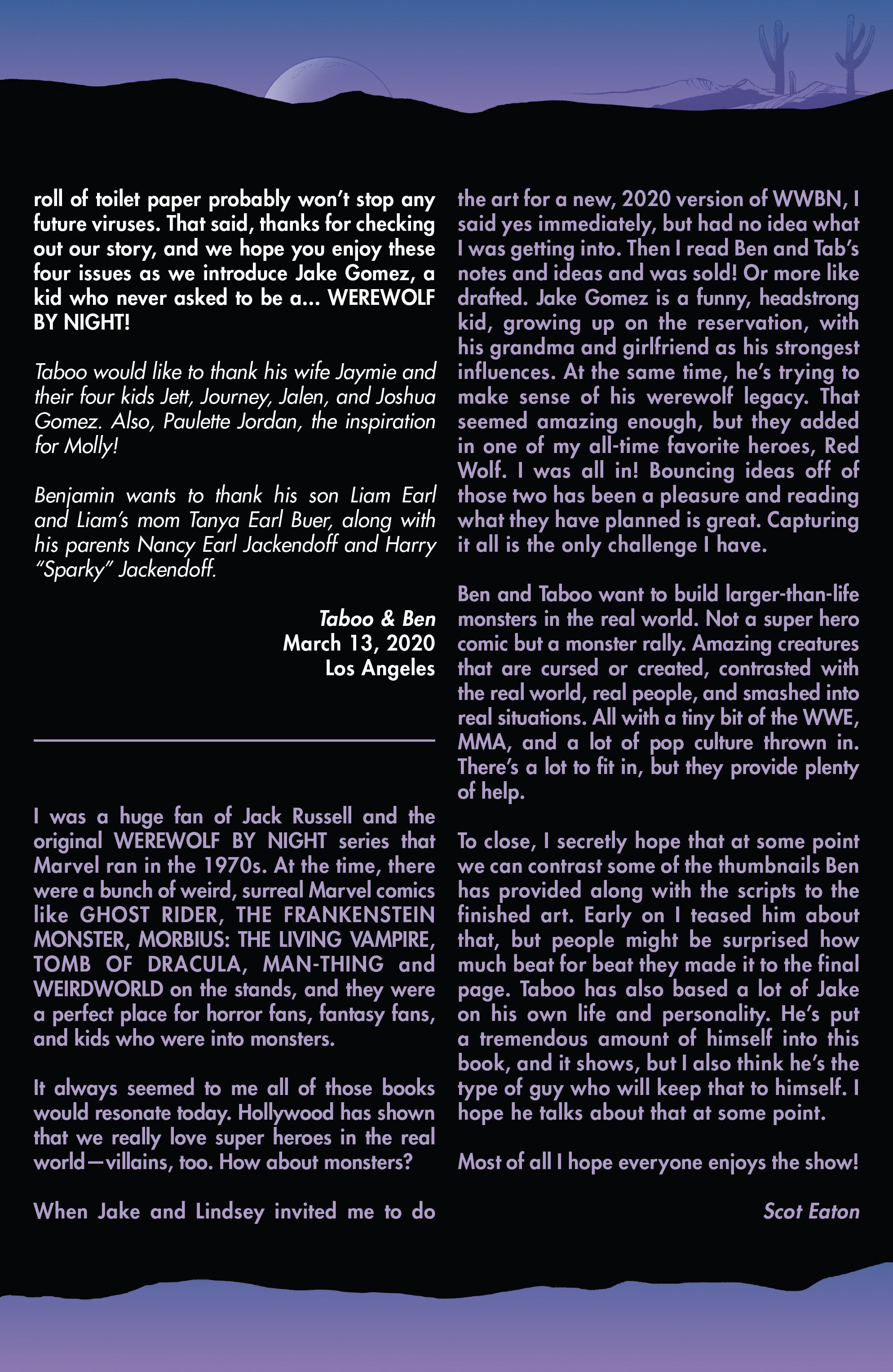 Read online Werewolf By Night (2020) comic -  Issue #1 - 25