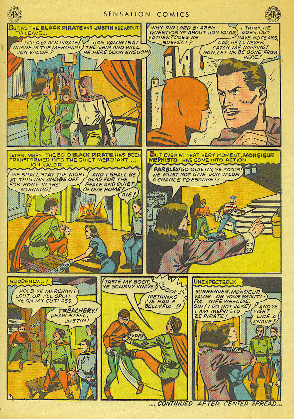 Read online Sensation (Mystery) Comics comic -  Issue #42 - 25