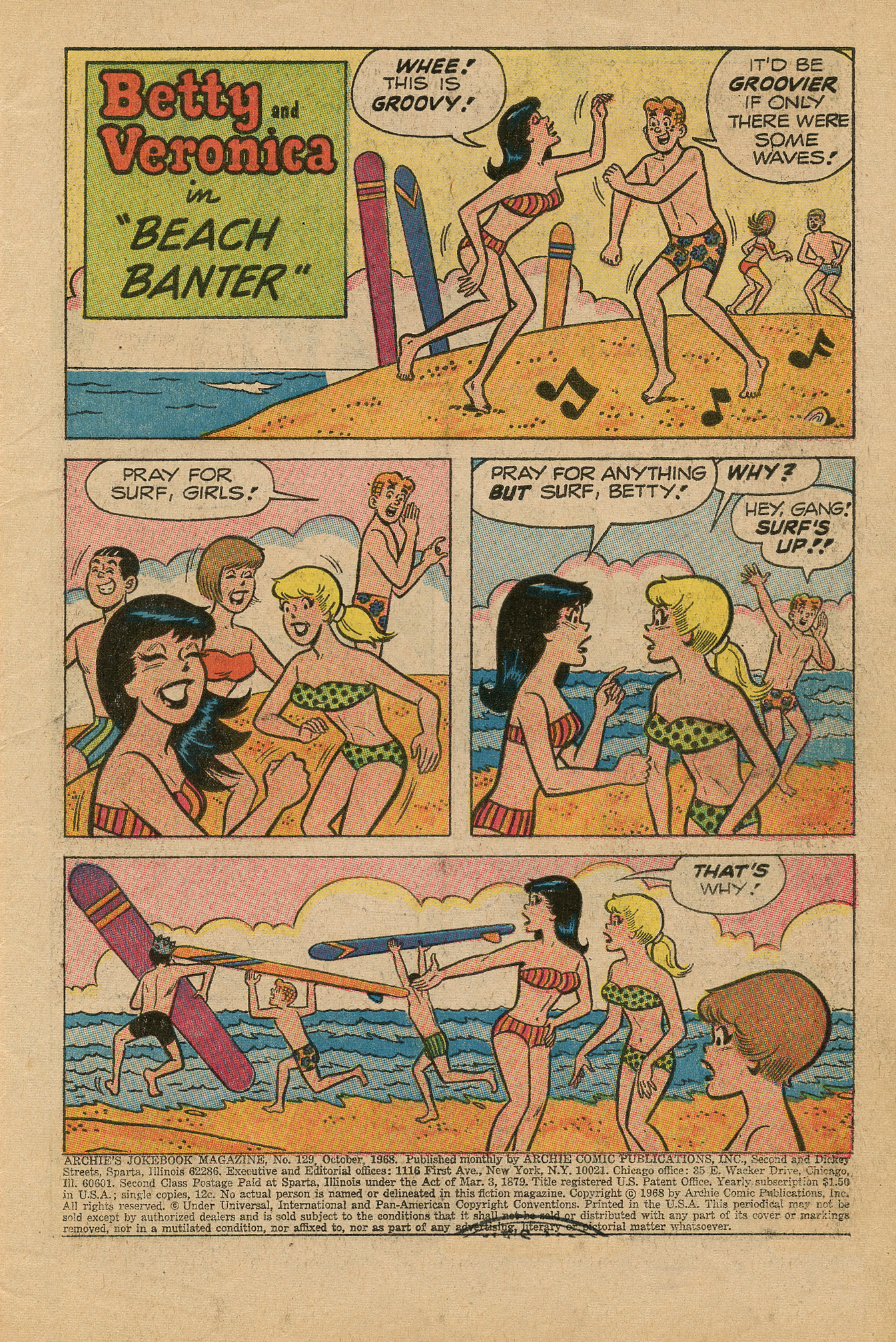 Read online Archie's Joke Book Magazine comic -  Issue #129 - 3