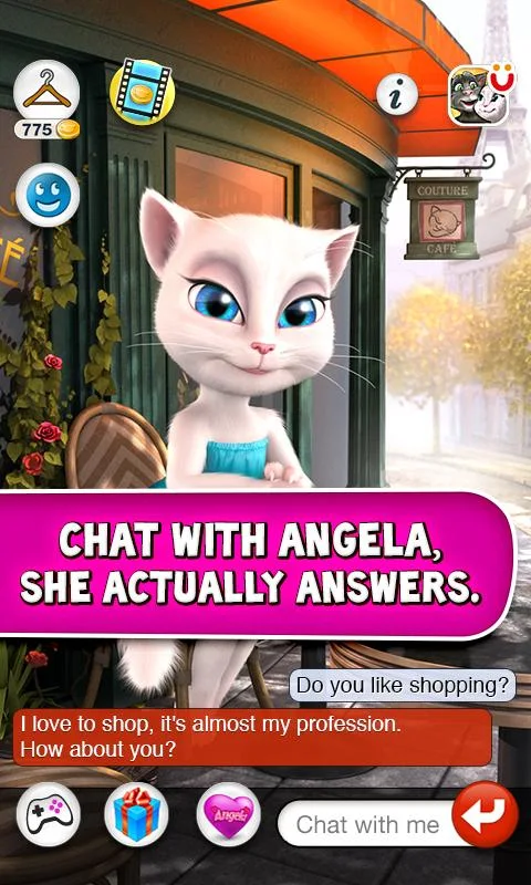 Talking Angela | Screenshot