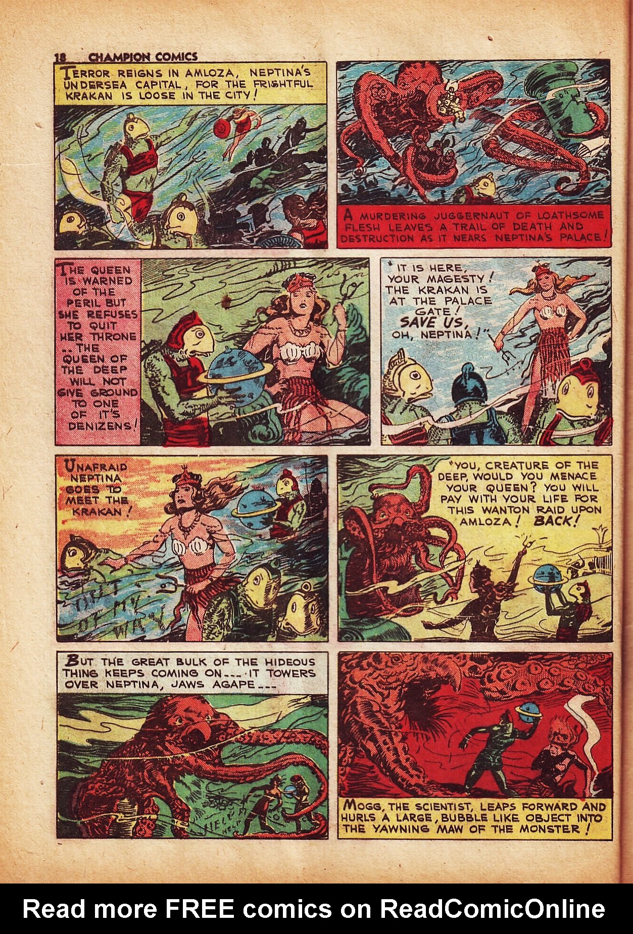 Read online Champion Comics comic -  Issue #5 - 20