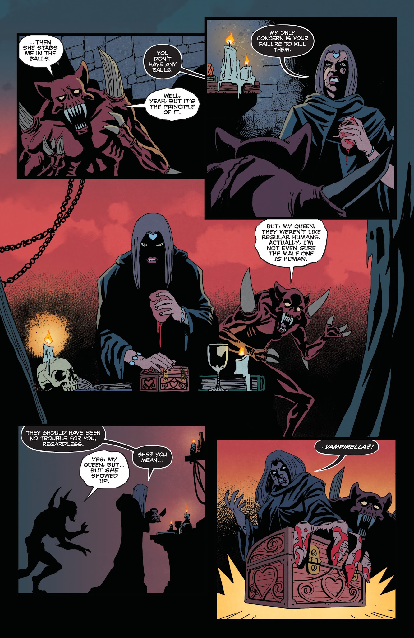 Read online Hack/Slash vs. Vampirella comic -  Issue #2 - 12