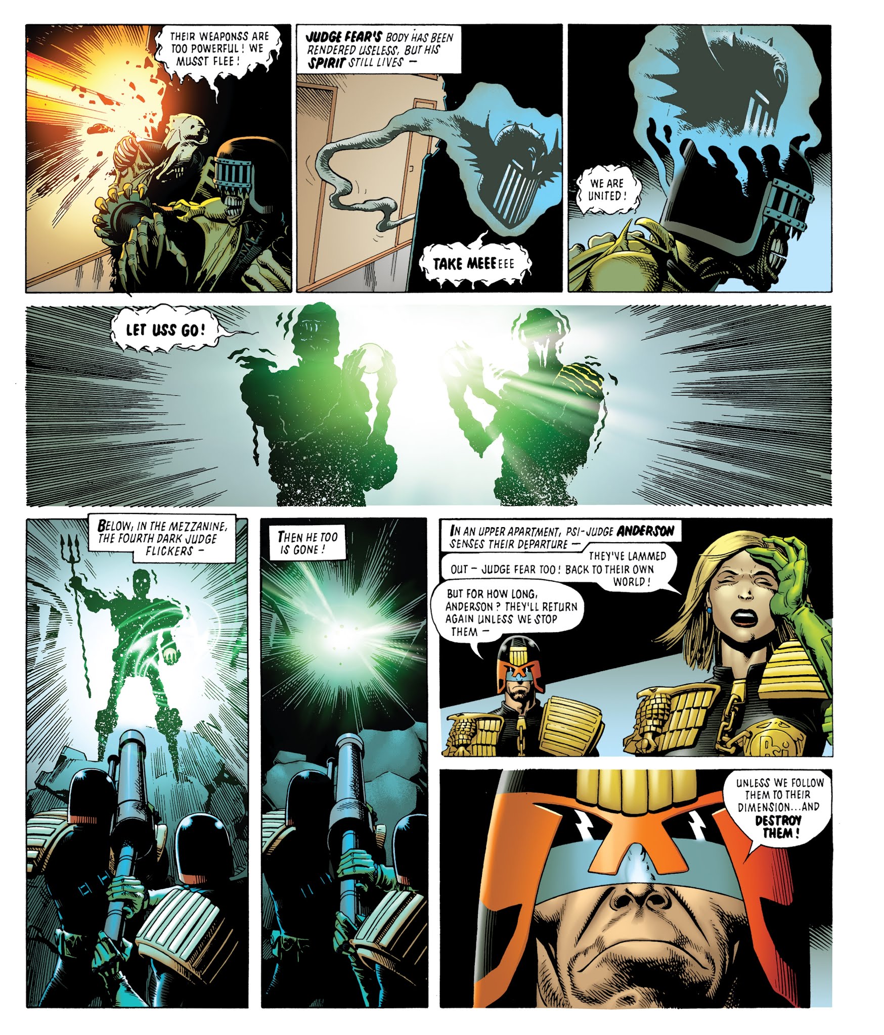 Read online Judge Dredd Classics: The Dark Judges comic -  Issue # TPB - 45