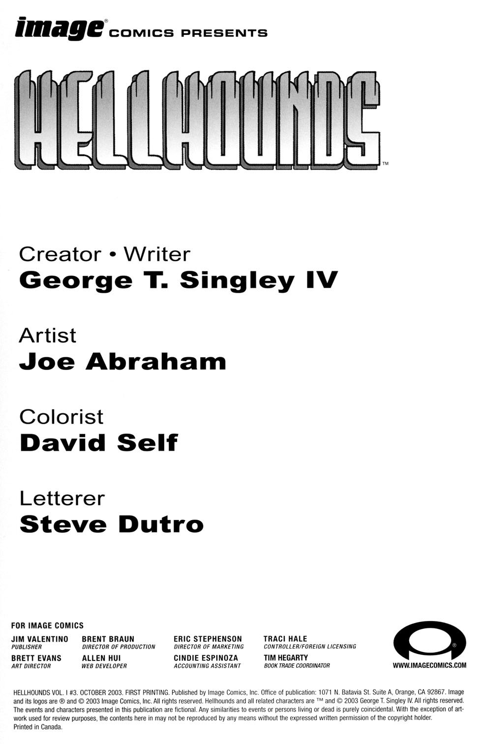 Read online Hellhounds comic -  Issue #3 - 2