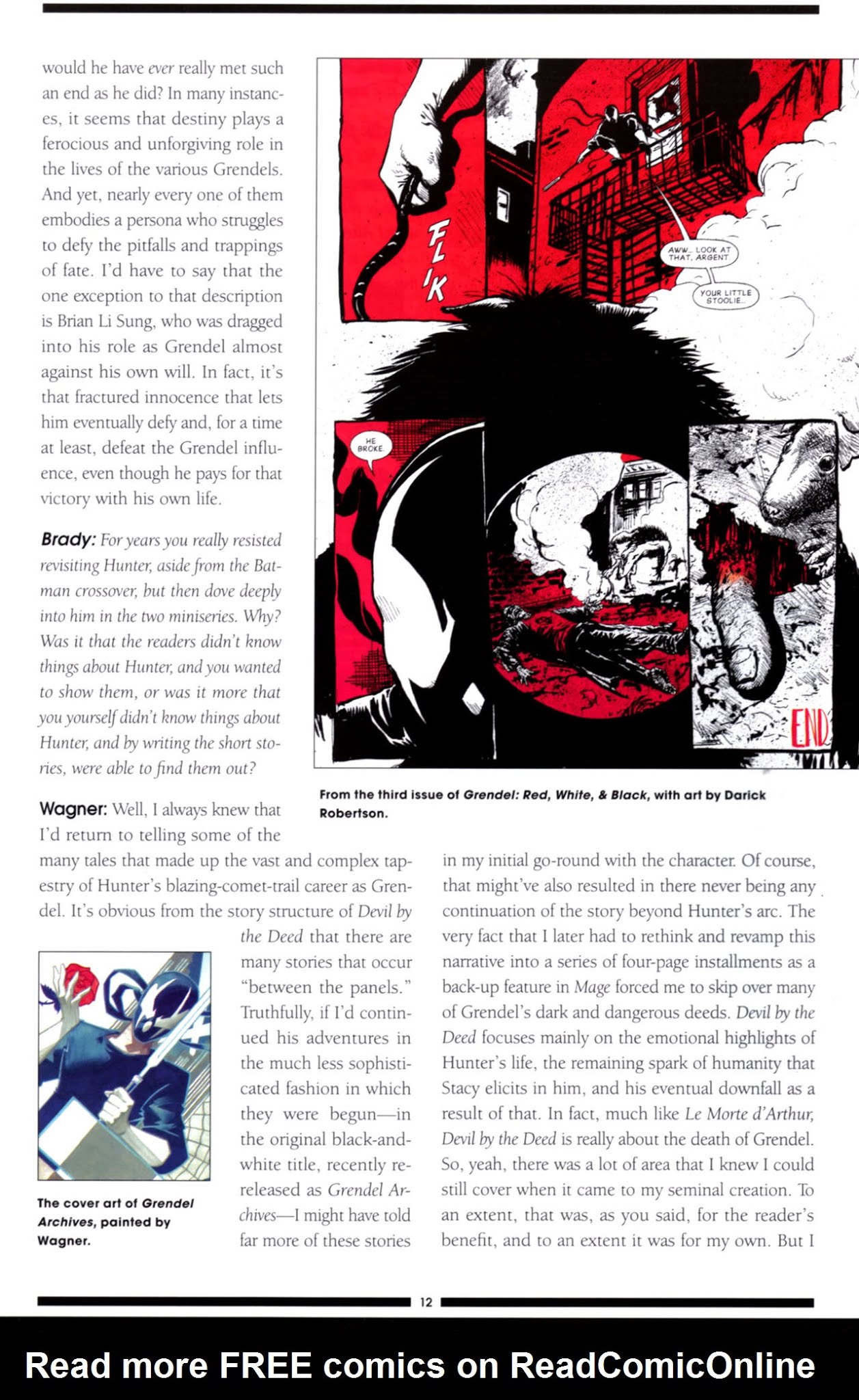 Read online Grendel: Behold the Devil comic -  Issue #0 - 14