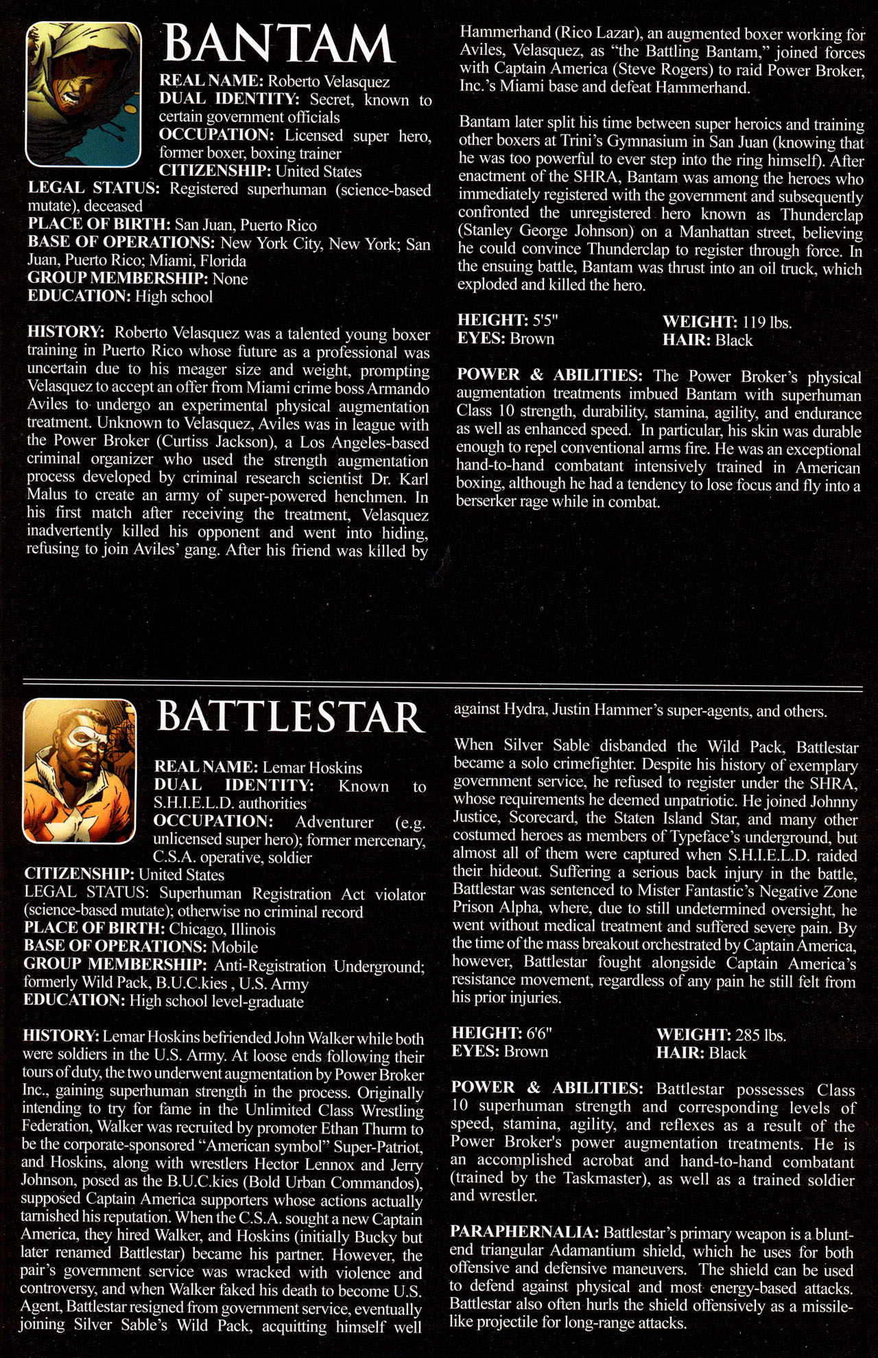 Read online Civil War: Battle Damage Report comic -  Issue # Full - 11