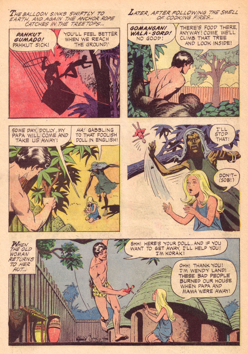 Read online Korak, Son of Tarzan (1964) comic -  Issue #1 - 6