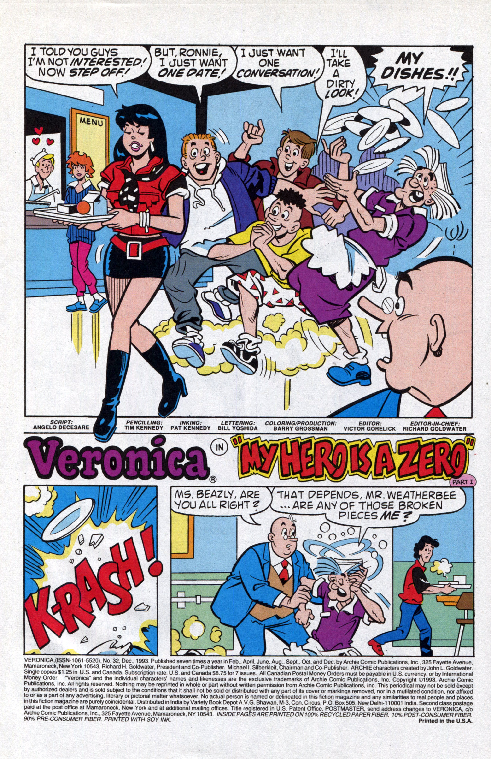 Read online Veronica comic -  Issue #32 - 3