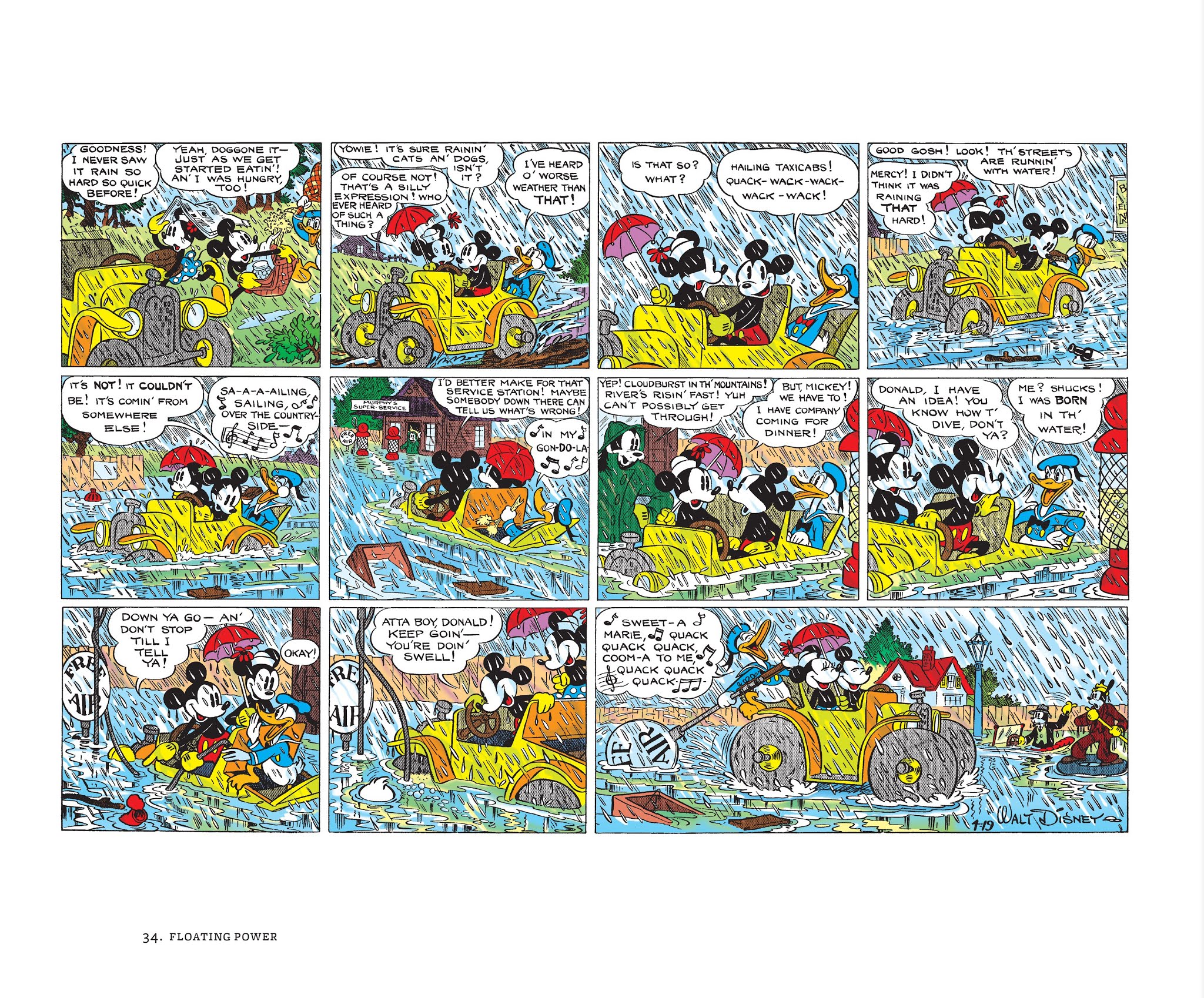 Read online Walt Disney's Mickey Mouse Color Sundays comic -  Issue # TPB 2 (Part 1) - 34