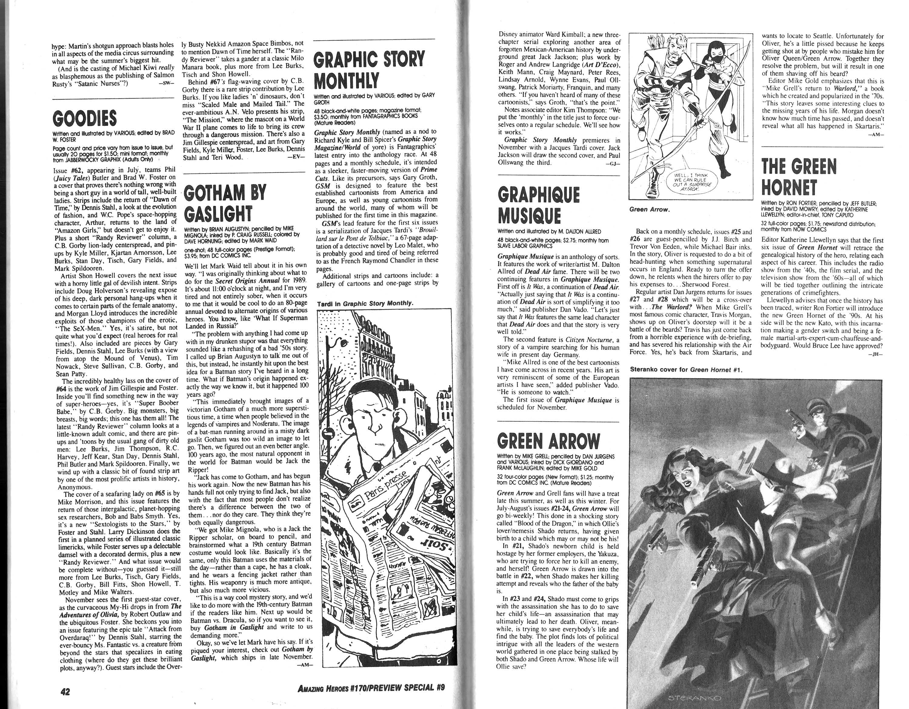 Read online Amazing Heroes comic -  Issue #170 - 24